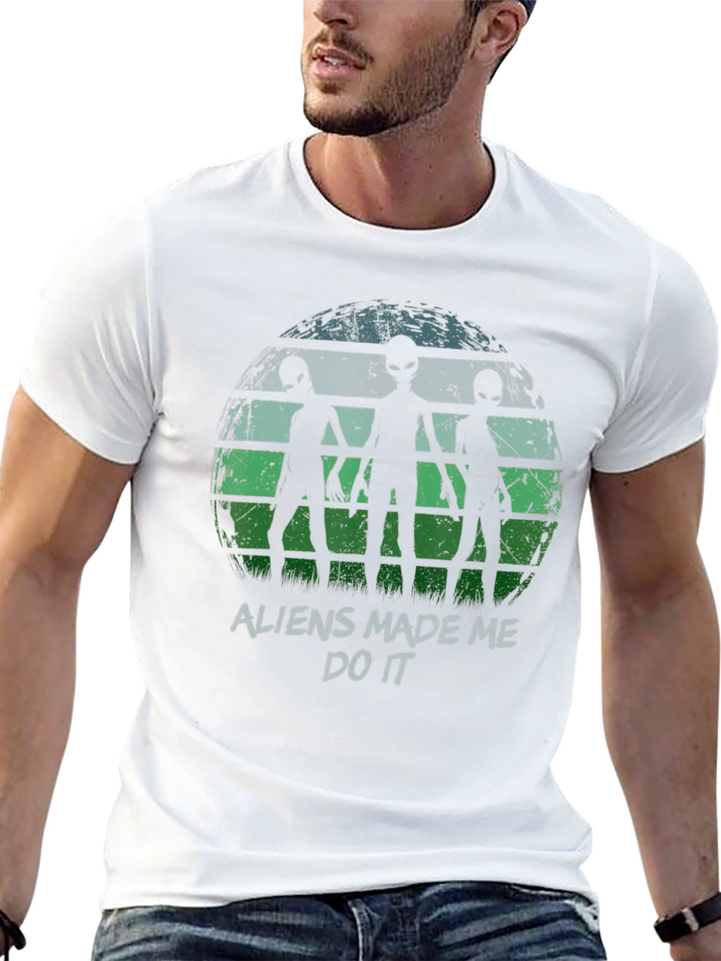 Aliens Made Me Do It Graphic T-Shirt