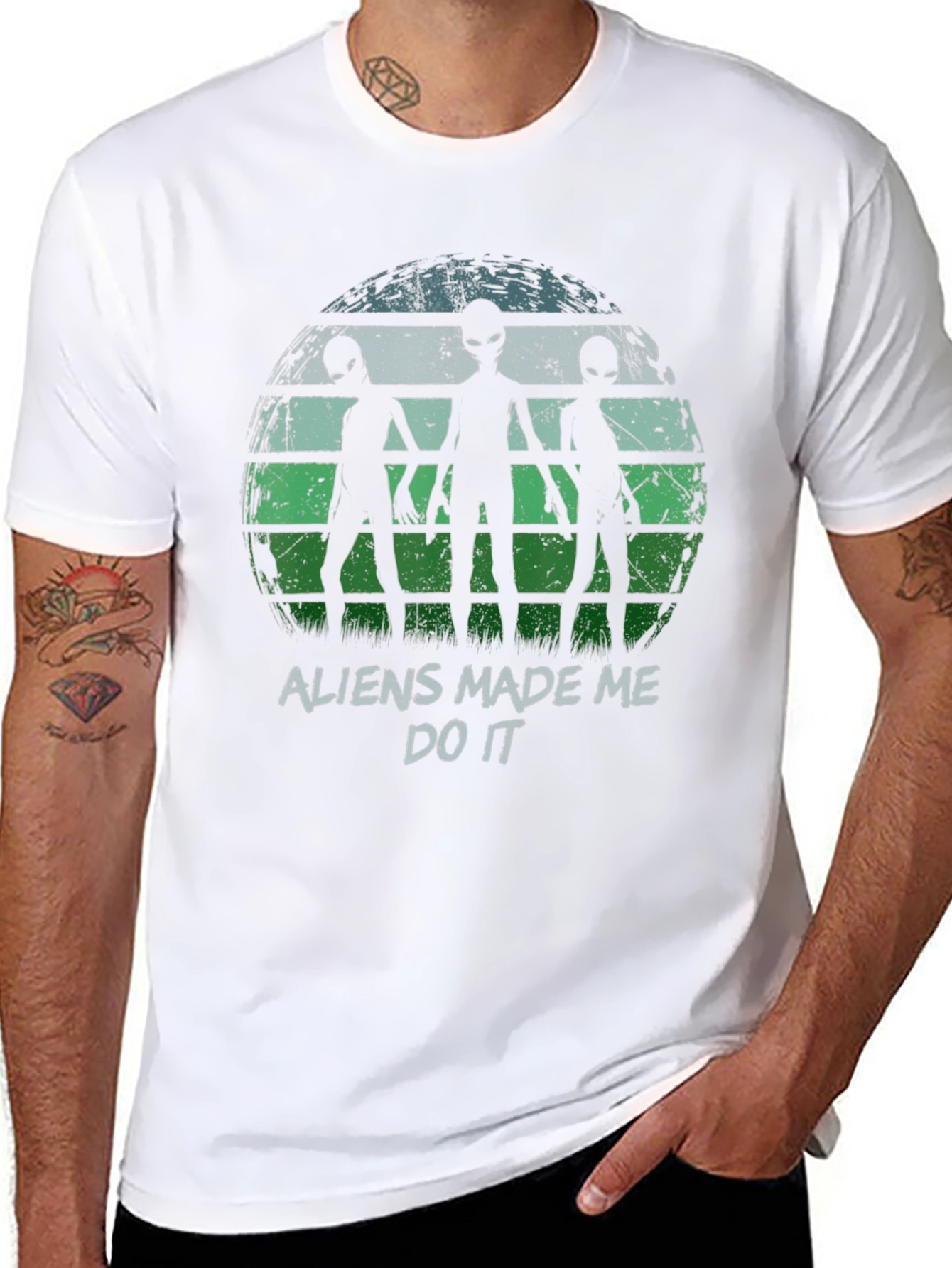 Aliens Made Me Do It Graphic T-Shirt
