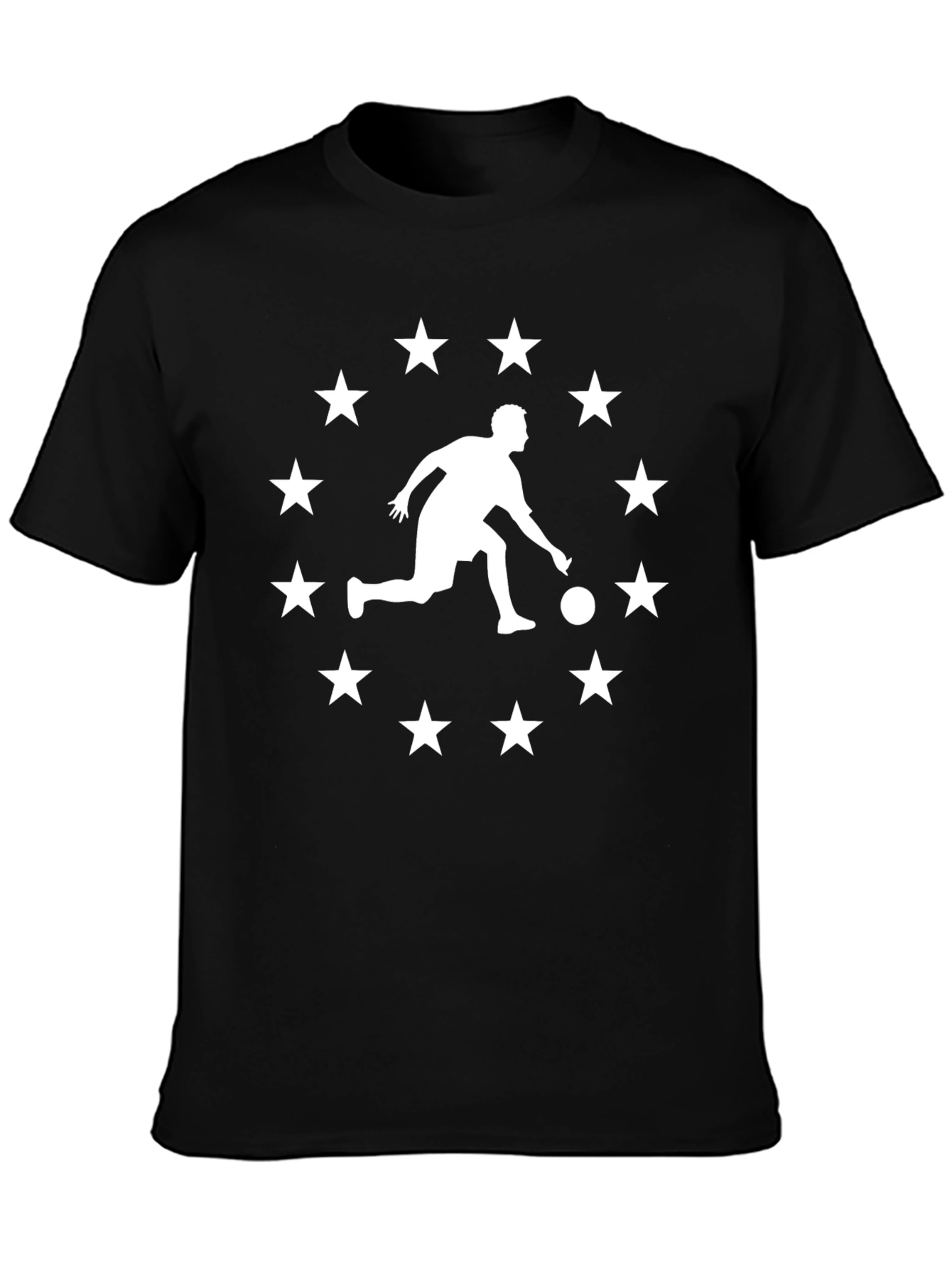 Bowling Star Circle Graphic Tee