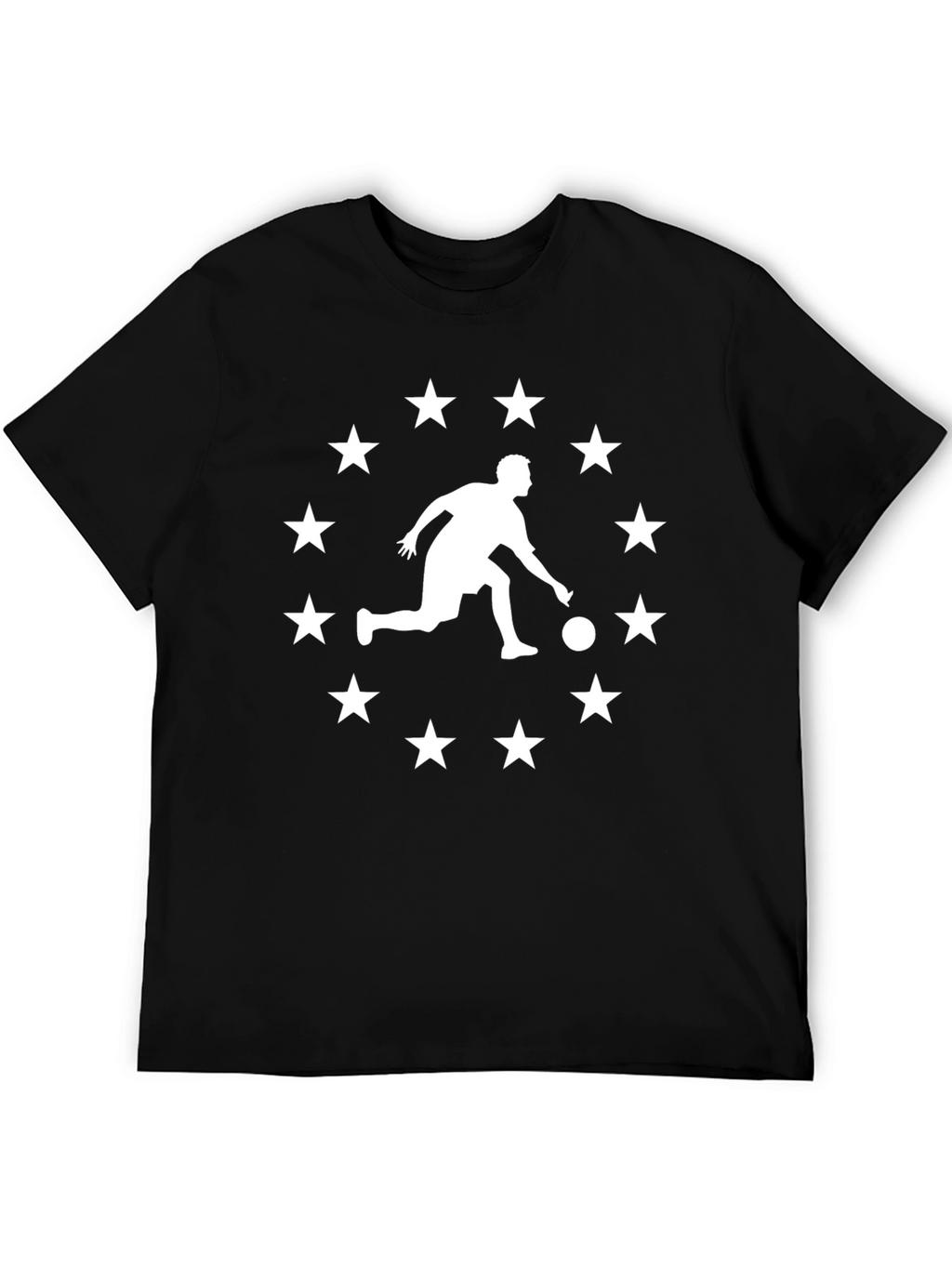 Bowling Star Circle Graphic Tee