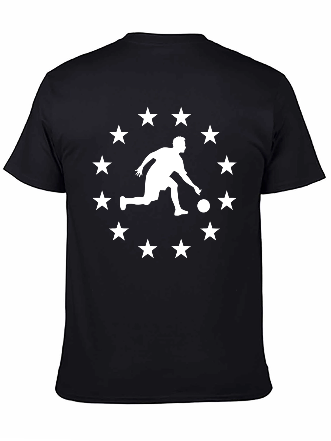 Bowling Star Circle Graphic Tee