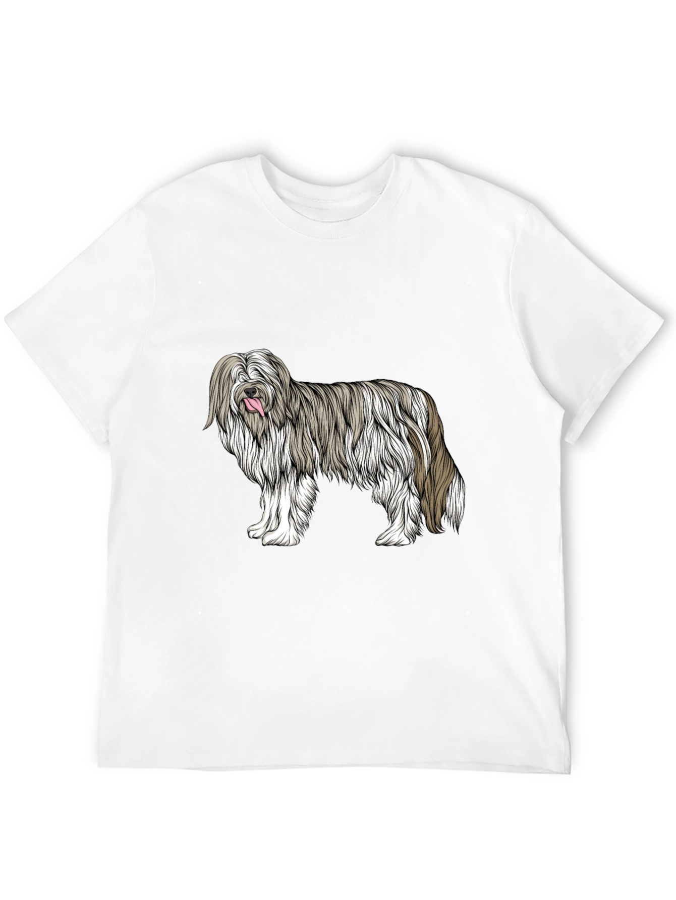 Cool Dog Breed Graphic Tee - Black Cotton Blend
