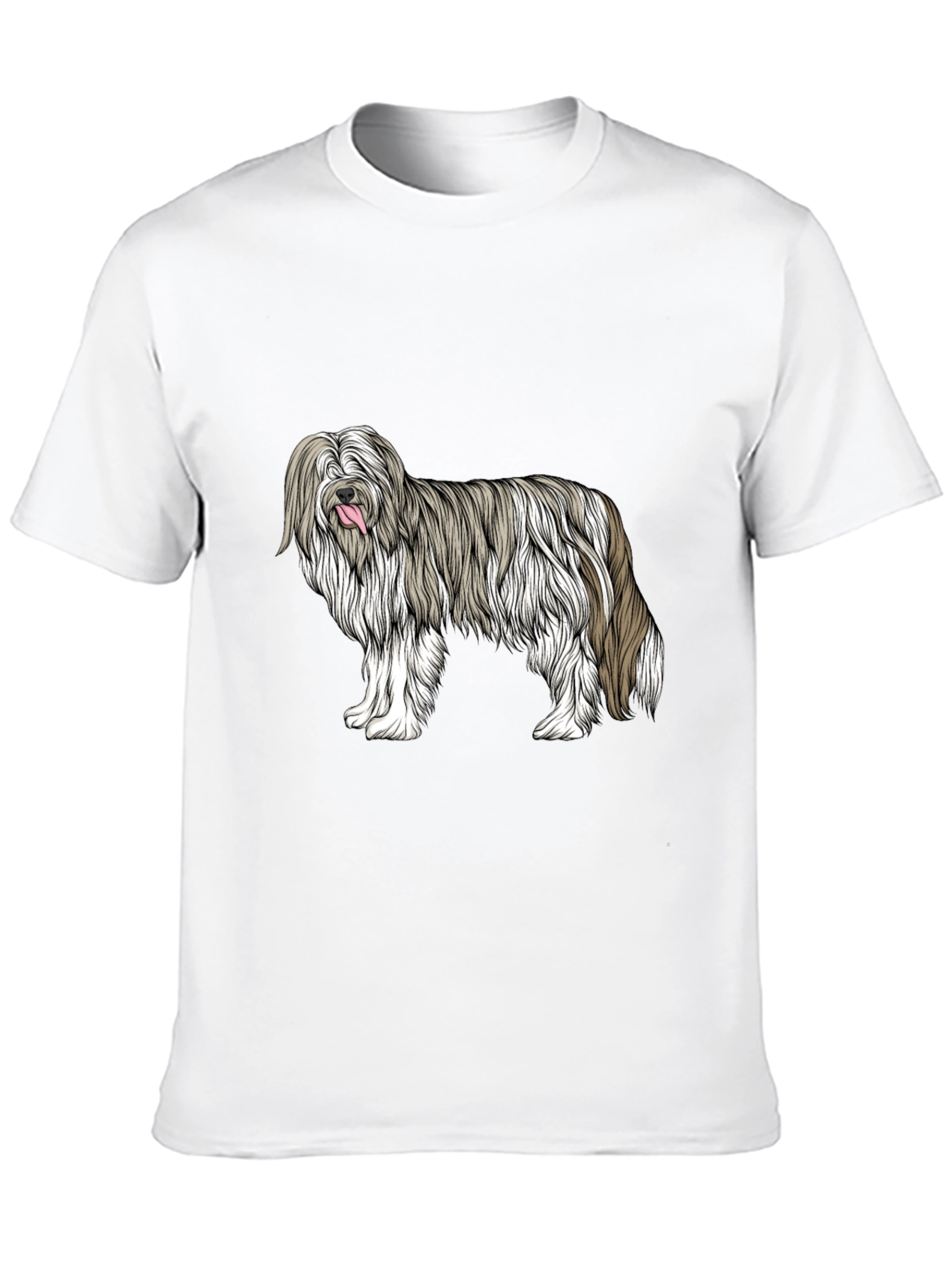 Cool Dog Breed Graphic Tee - Black Cotton Blend