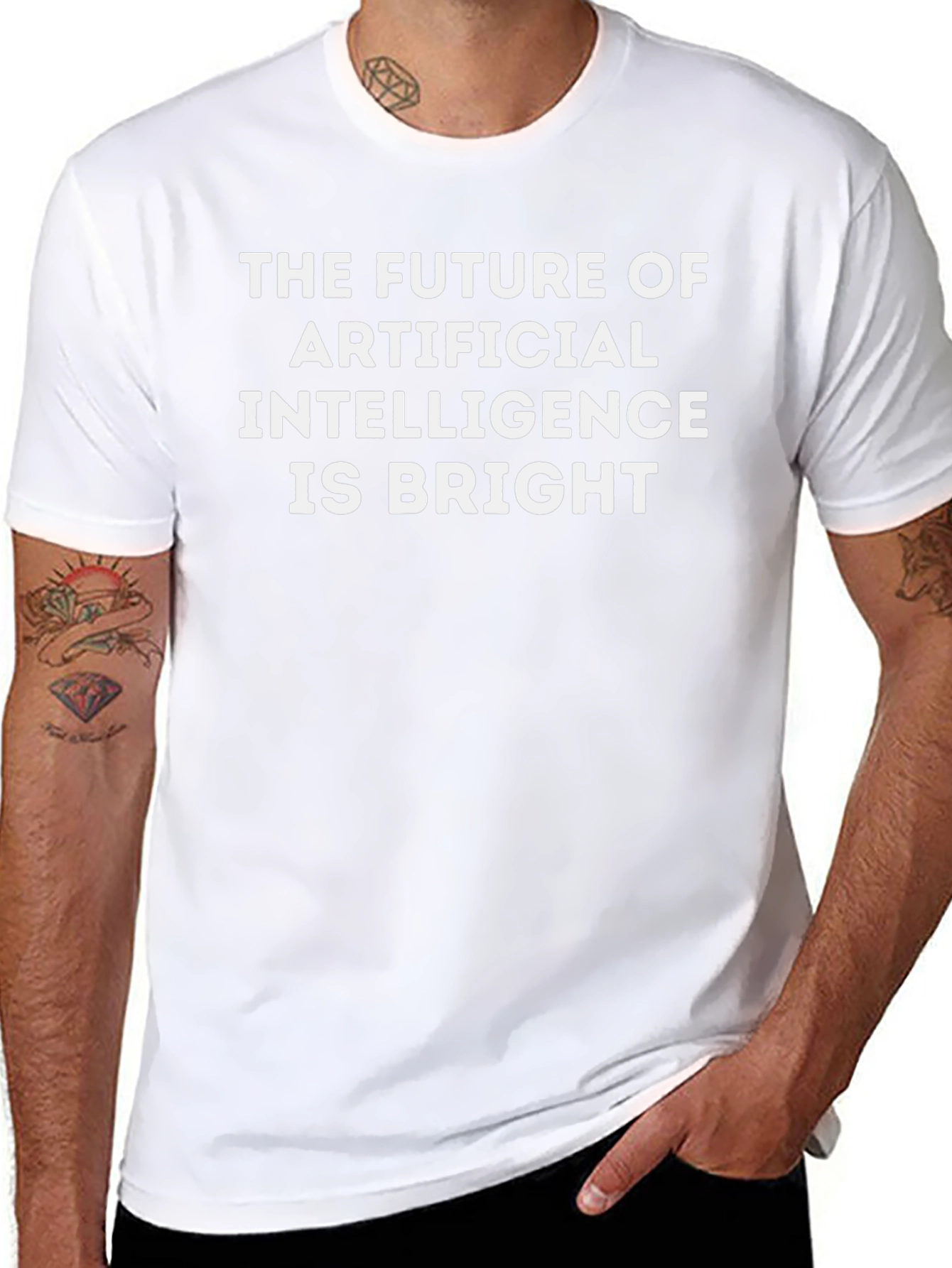 AI is Bright T-Shirt - Future of Artificial Intelligence Tee