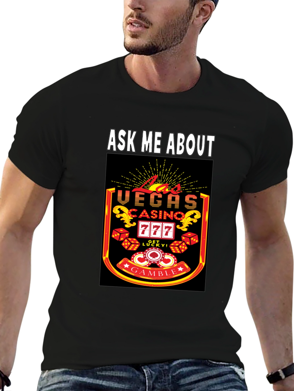 Ask Me About Las Vegas Casino T-Shirt