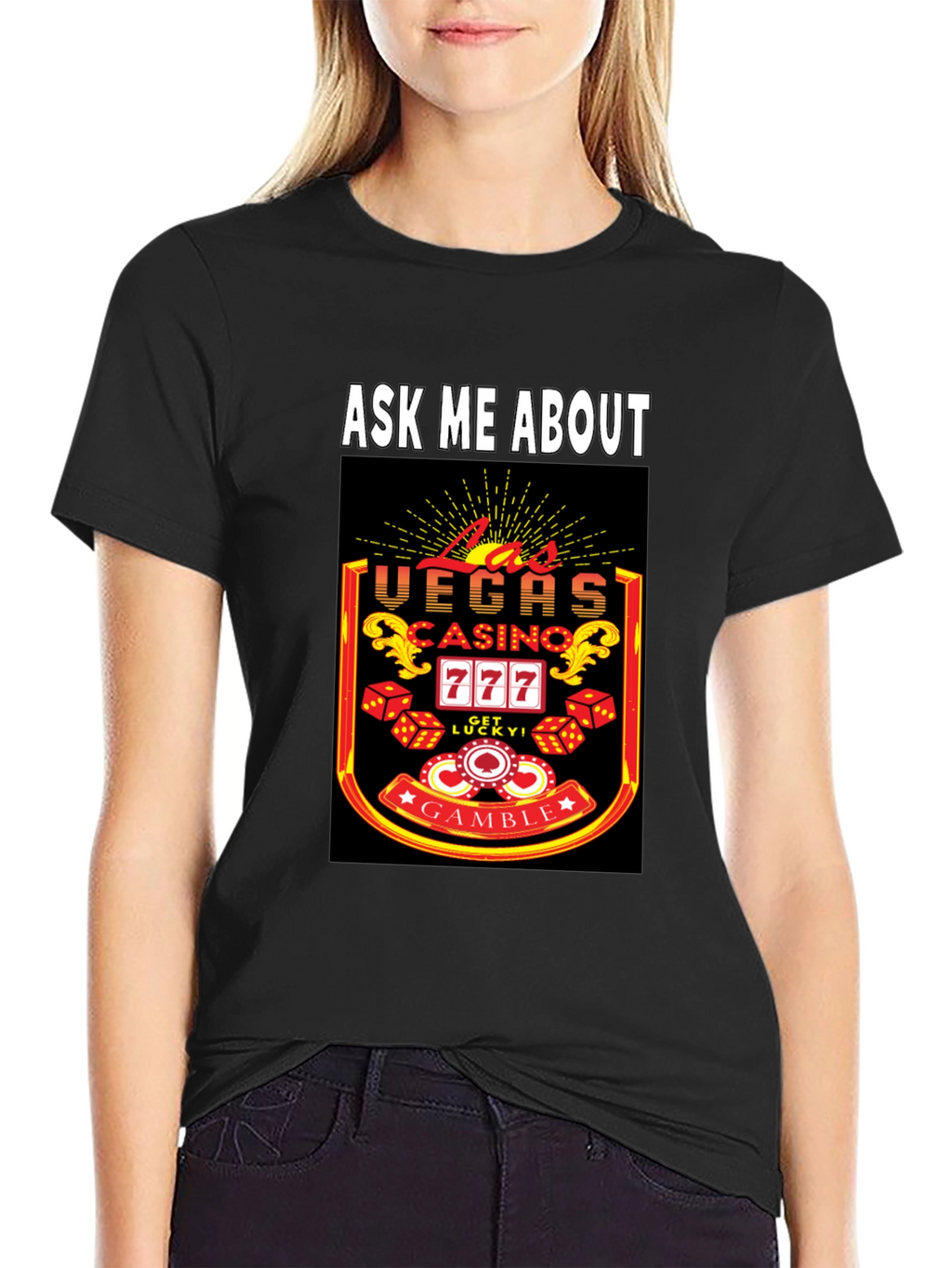 Ask Me About Las Vegas Casino T-Shirt