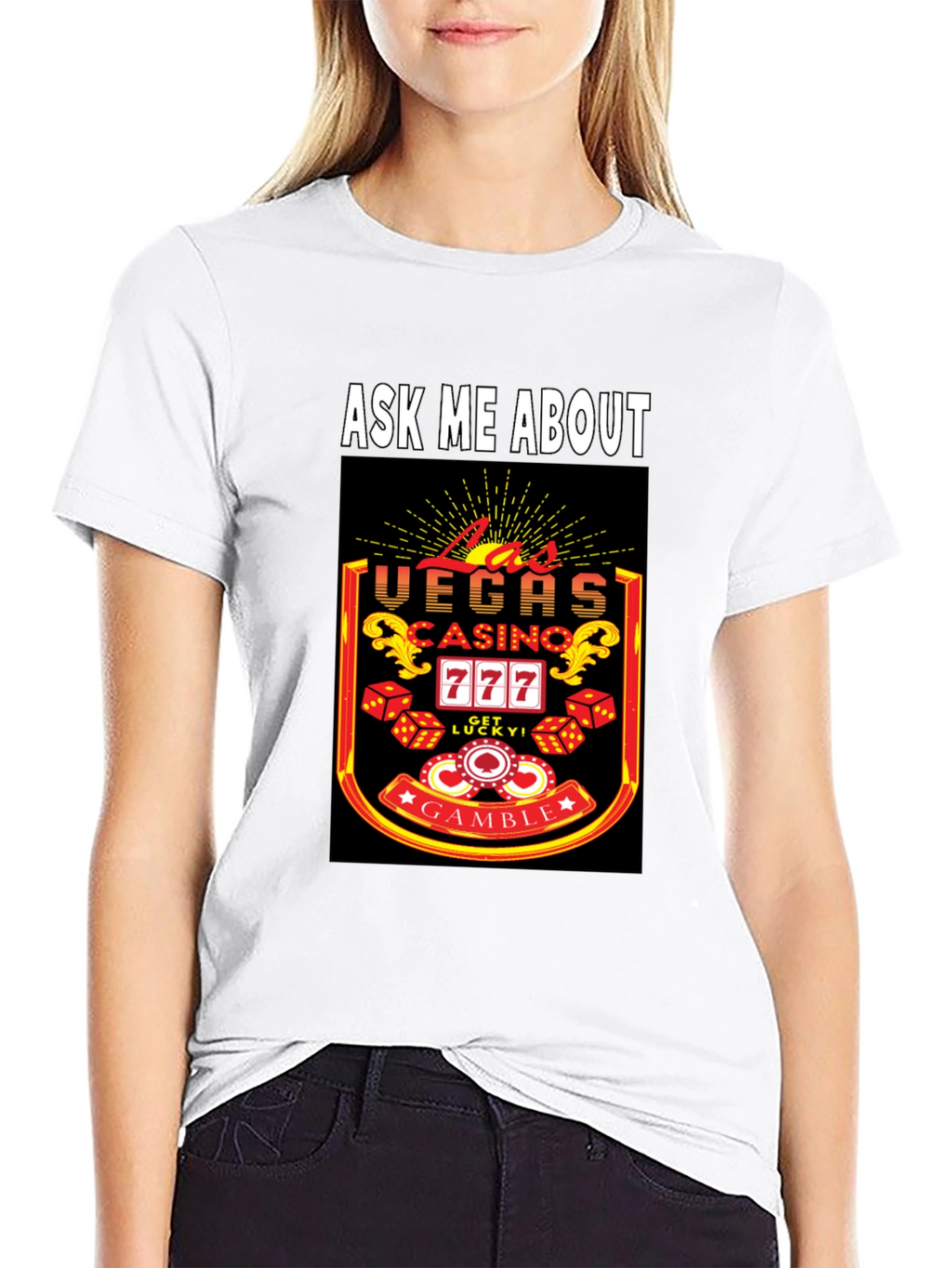 Ask Me About Las Vegas Casino T-Shirt