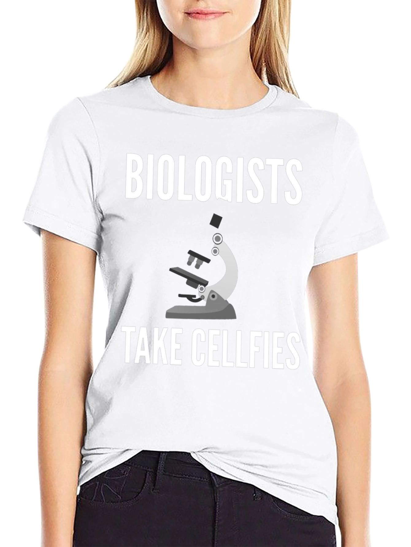 Biologists Take Cellfies T-Shirt - Science Humor