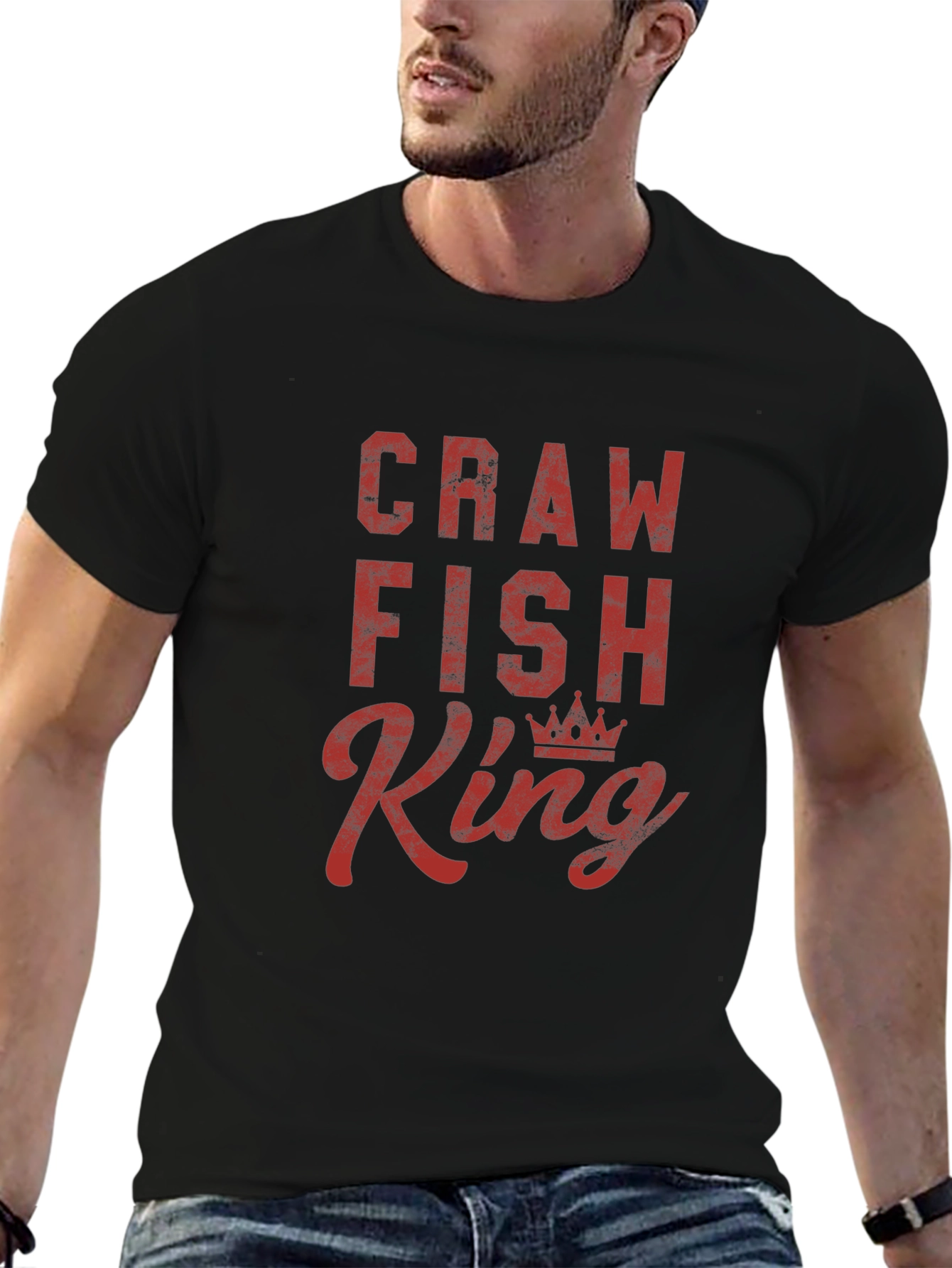 Crawfish King Graphic Tee - Black T-Shirt