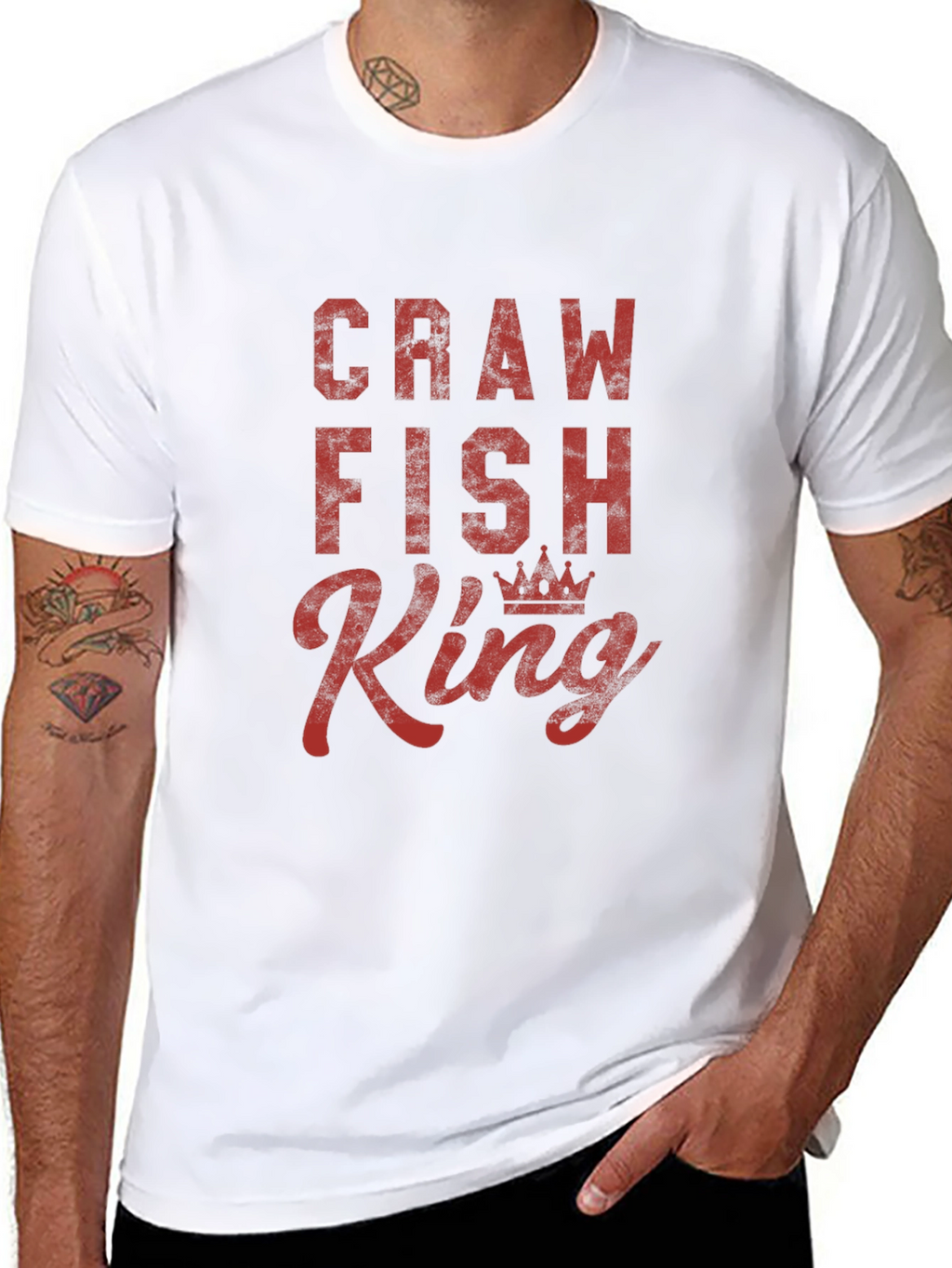 Crawfish King Graphic Tee - Black T-Shirt