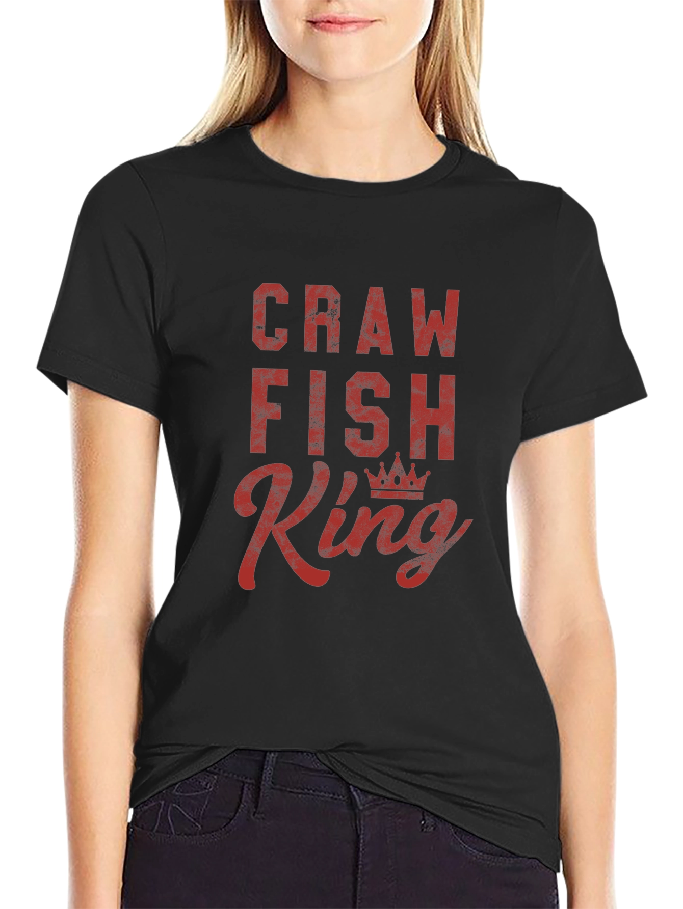 Crawfish King Graphic Tee - Black T-Shirt