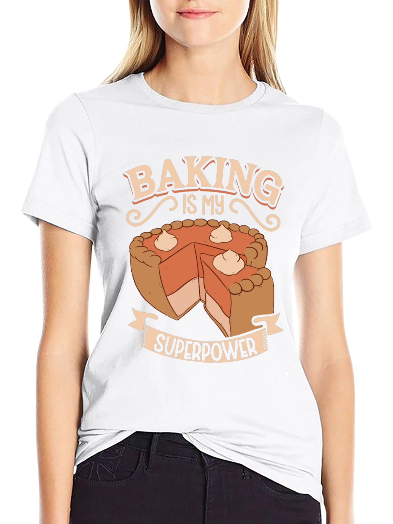 Baking is My Superpower T-Shirt - Novelty Graphic Tee