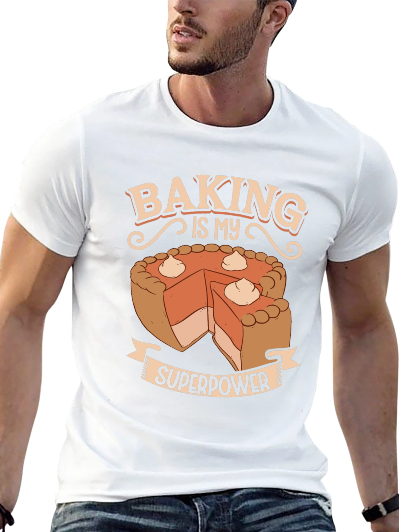 Baking is My Superpower T-Shirt - Novelty Graphic Tee