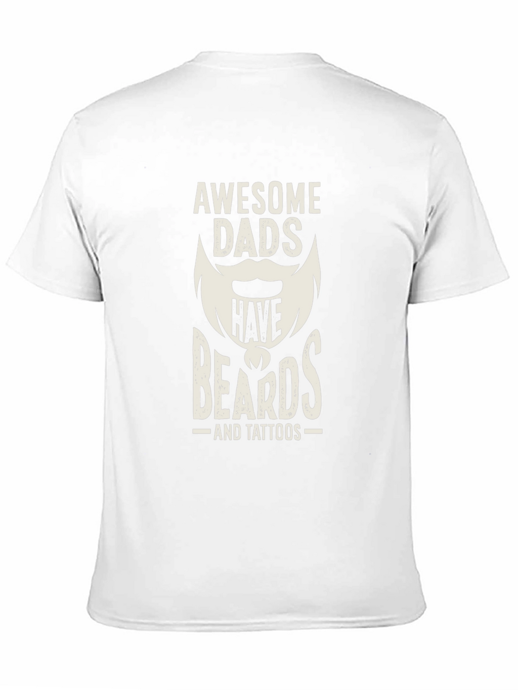 Awesome Dads Have Beards & Tattoos T-Shirt