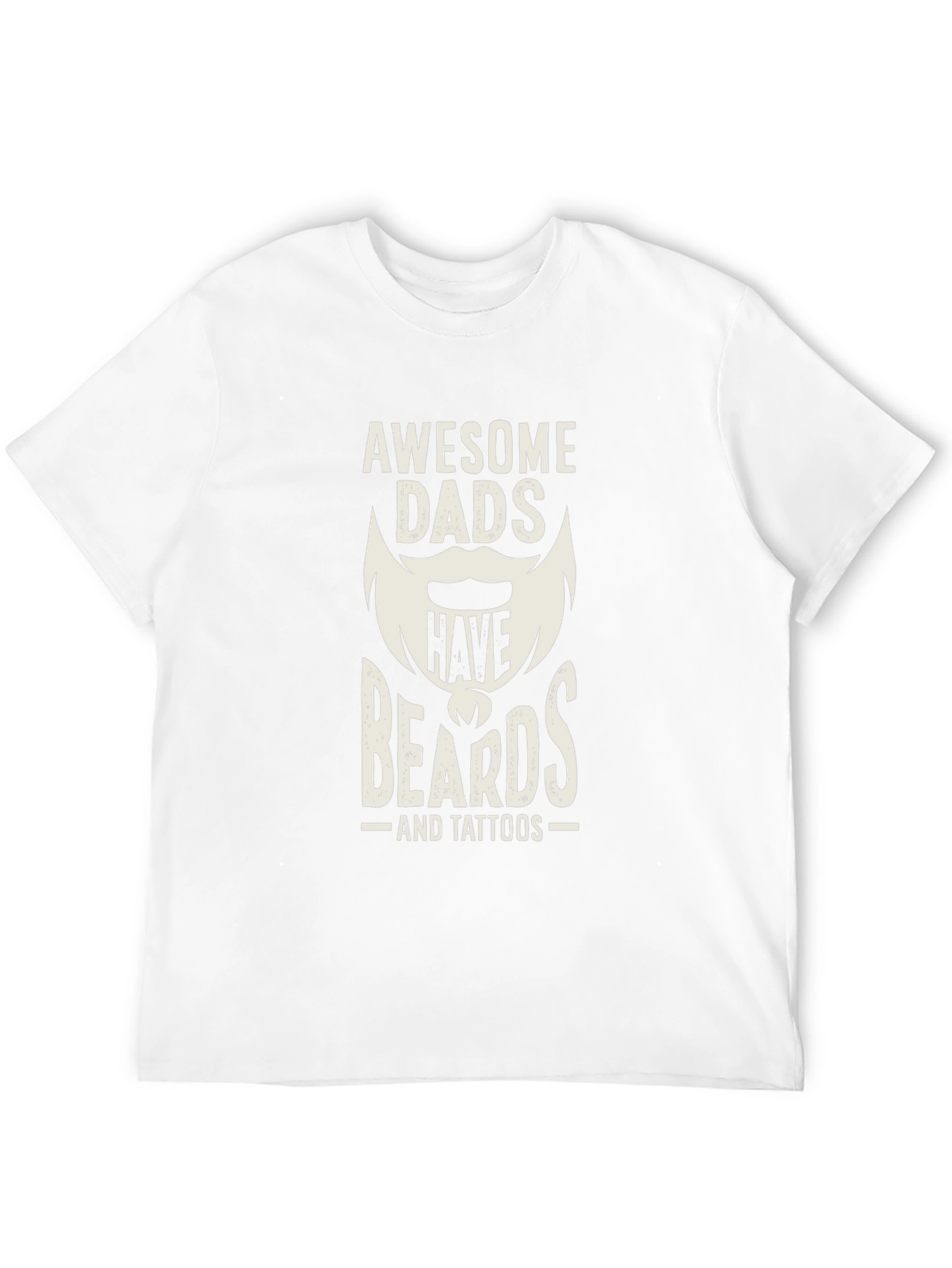 Awesome Dads Have Beards & Tattoos T-Shirt