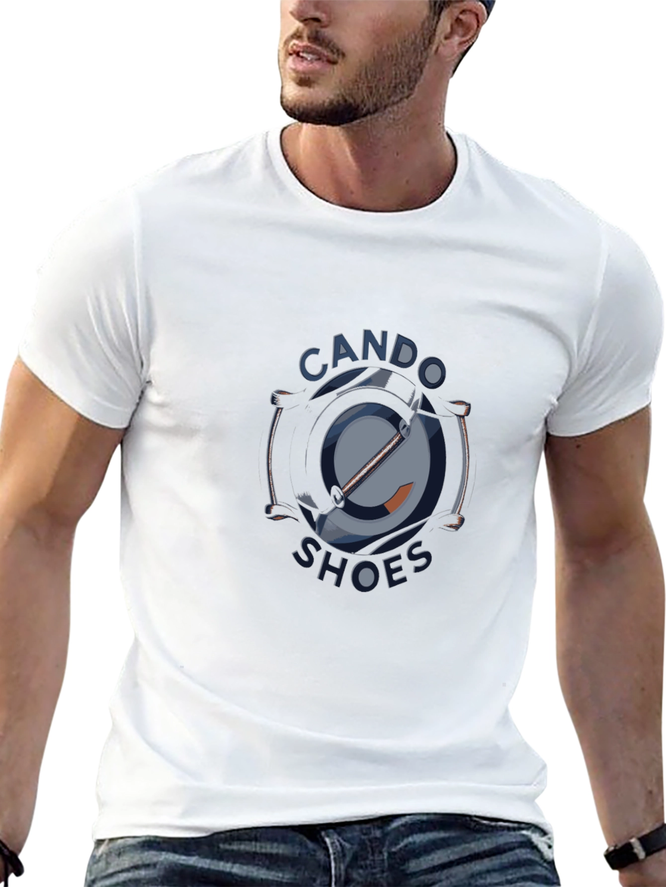 Cool Graphic Tee: CANDO Shoes Design