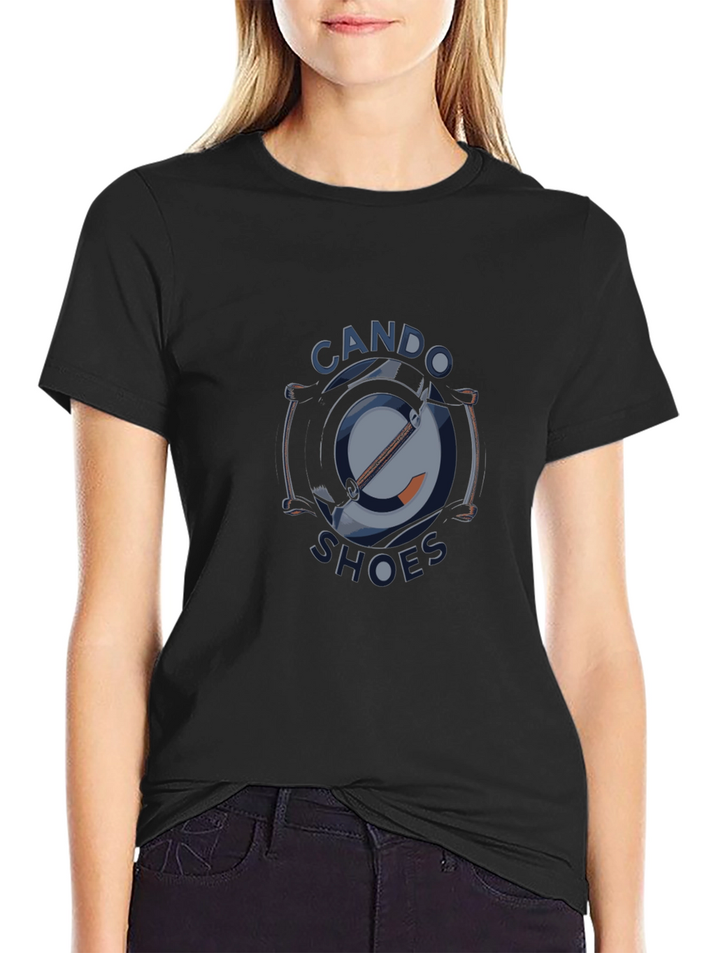Cool Graphic Tee: CANDO Shoes Design