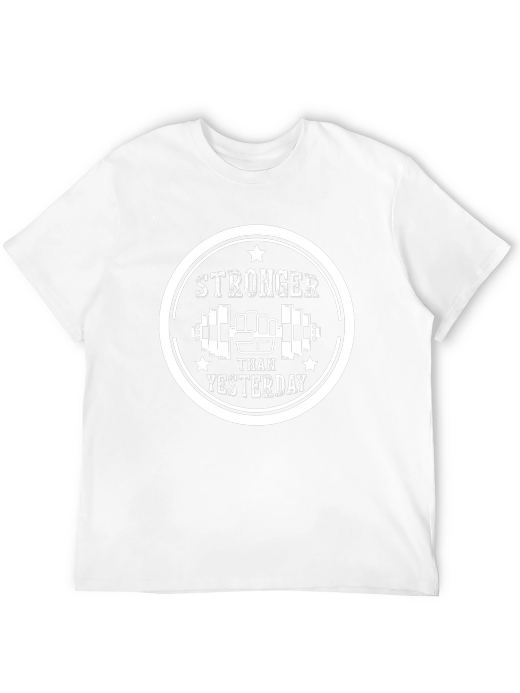 Stronger Than Yesterday Black Graphic Tee