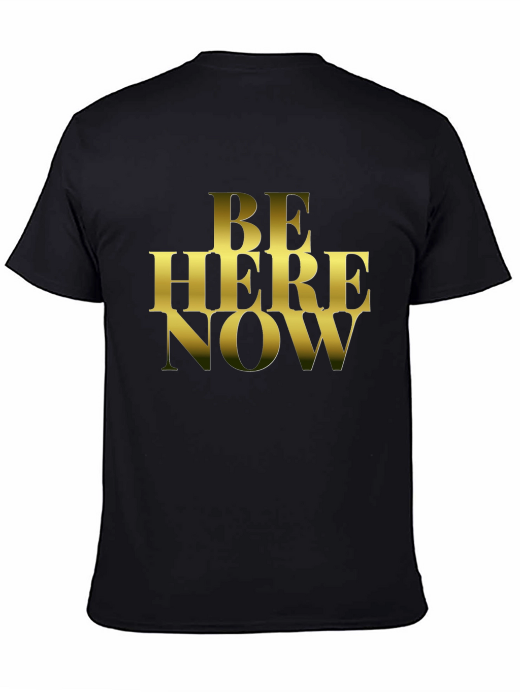 Be Here Now Graphic T-Shirt - Black