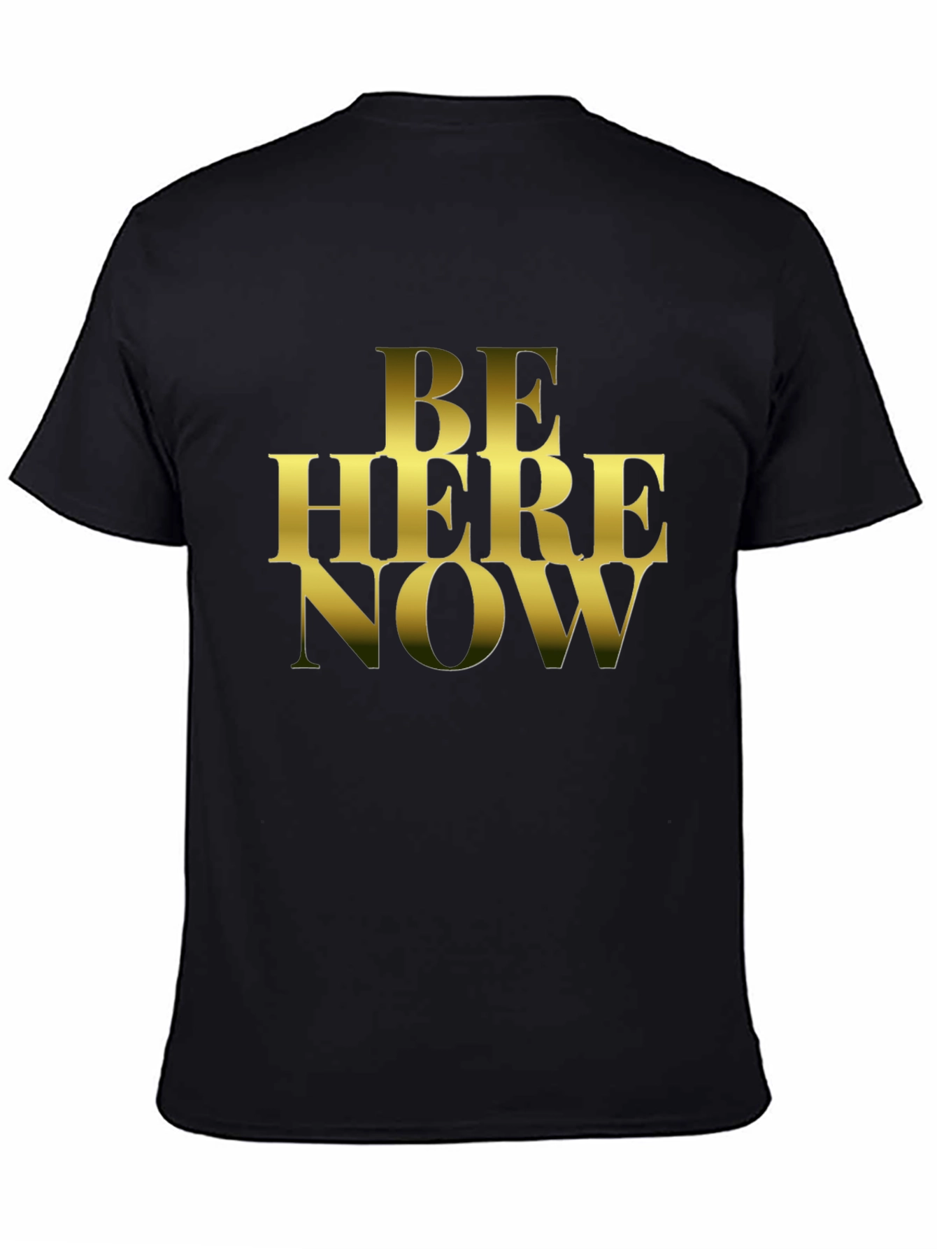 Be Here Now Graphic T-Shirt - Black