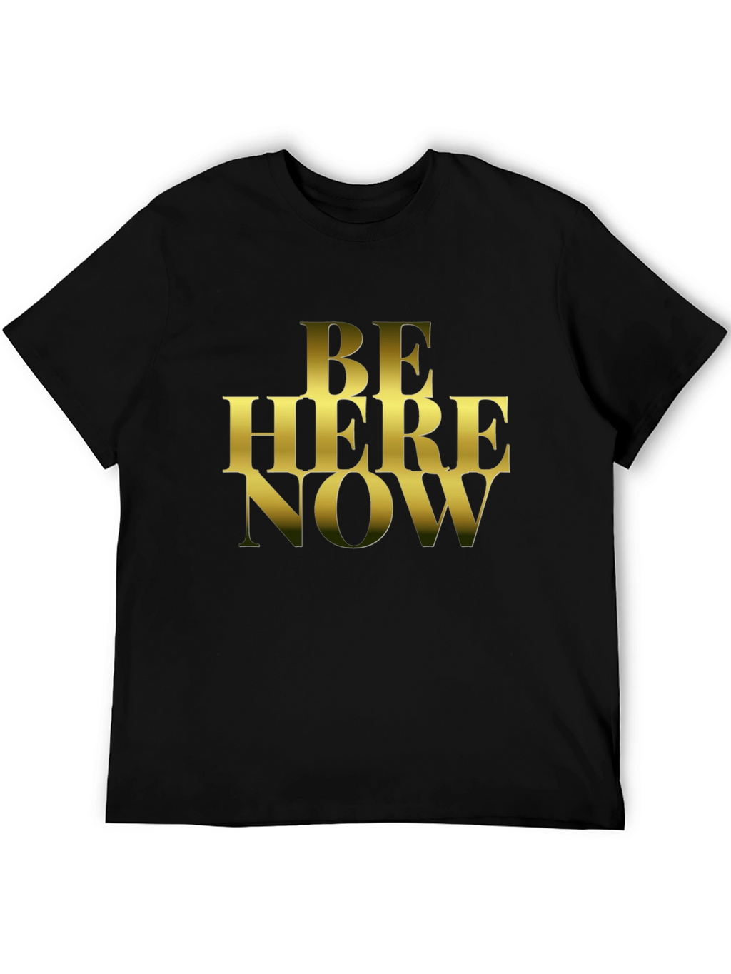 Be Here Now Graphic T-Shirt - Black