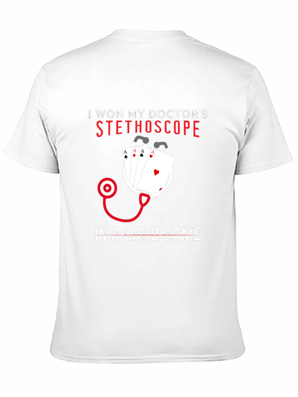 Doctor Stethoscope Card Game T-Shirt