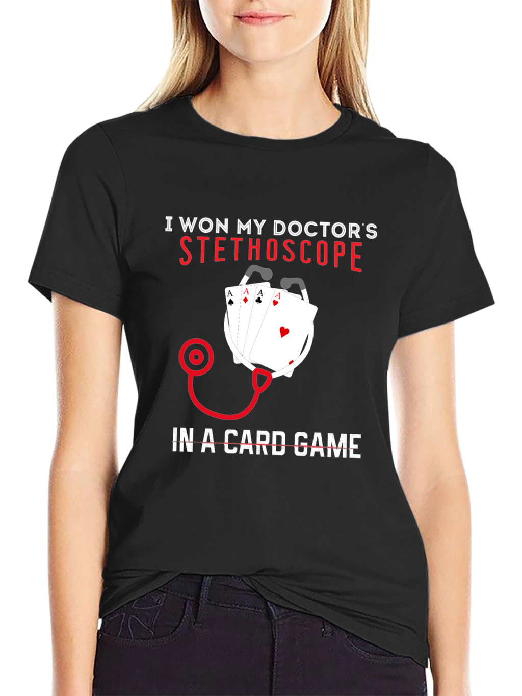 Doctor Stethoscope Card Game T-Shirt