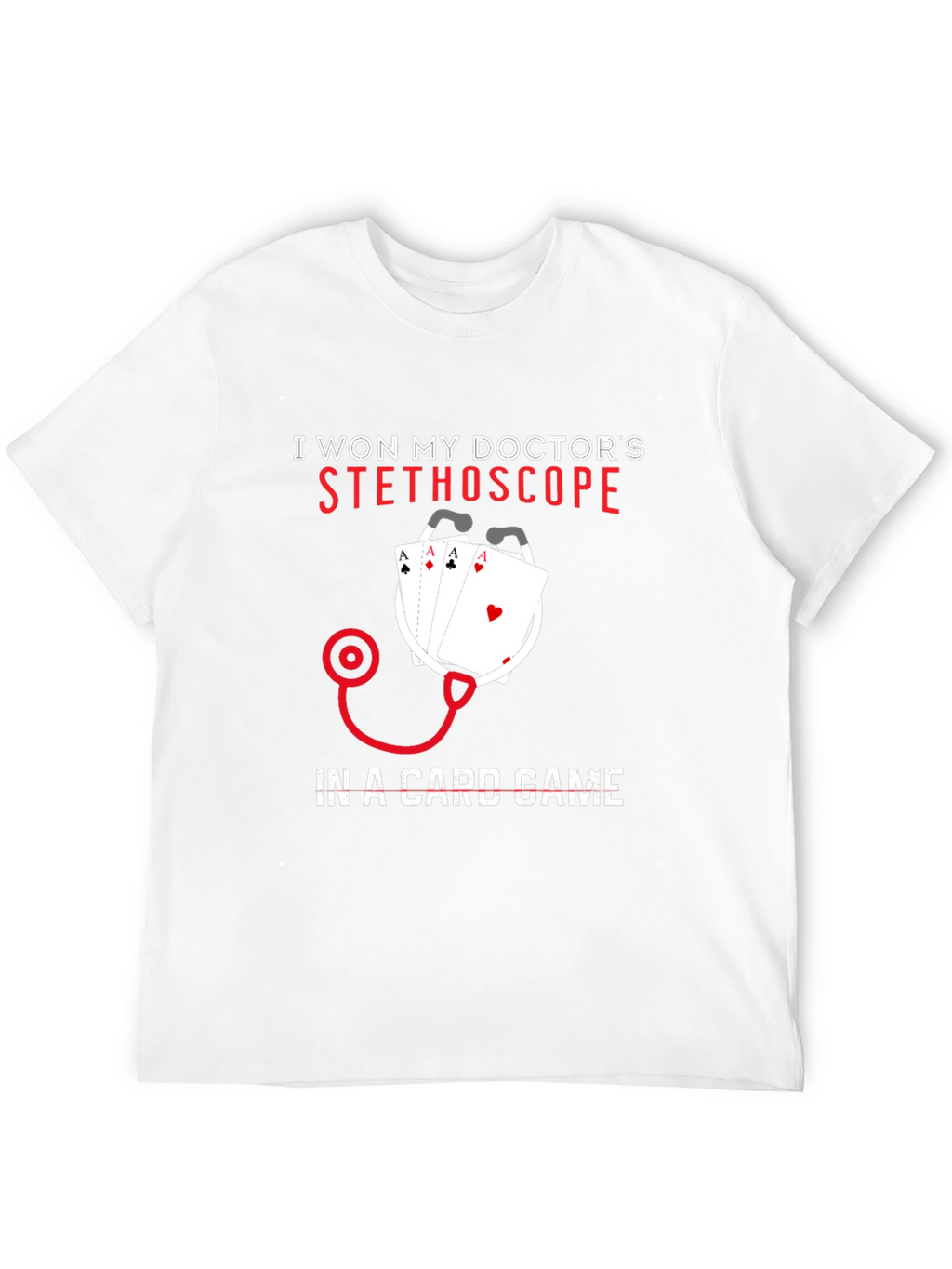 Doctor Stethoscope Card Game T-Shirt