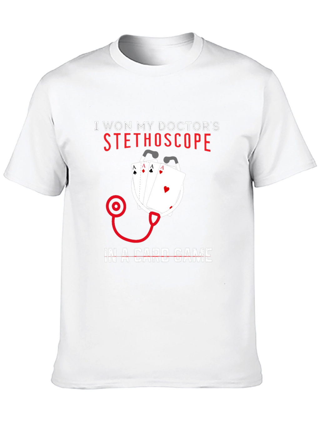 Doctor Stethoscope Card Game T-Shirt