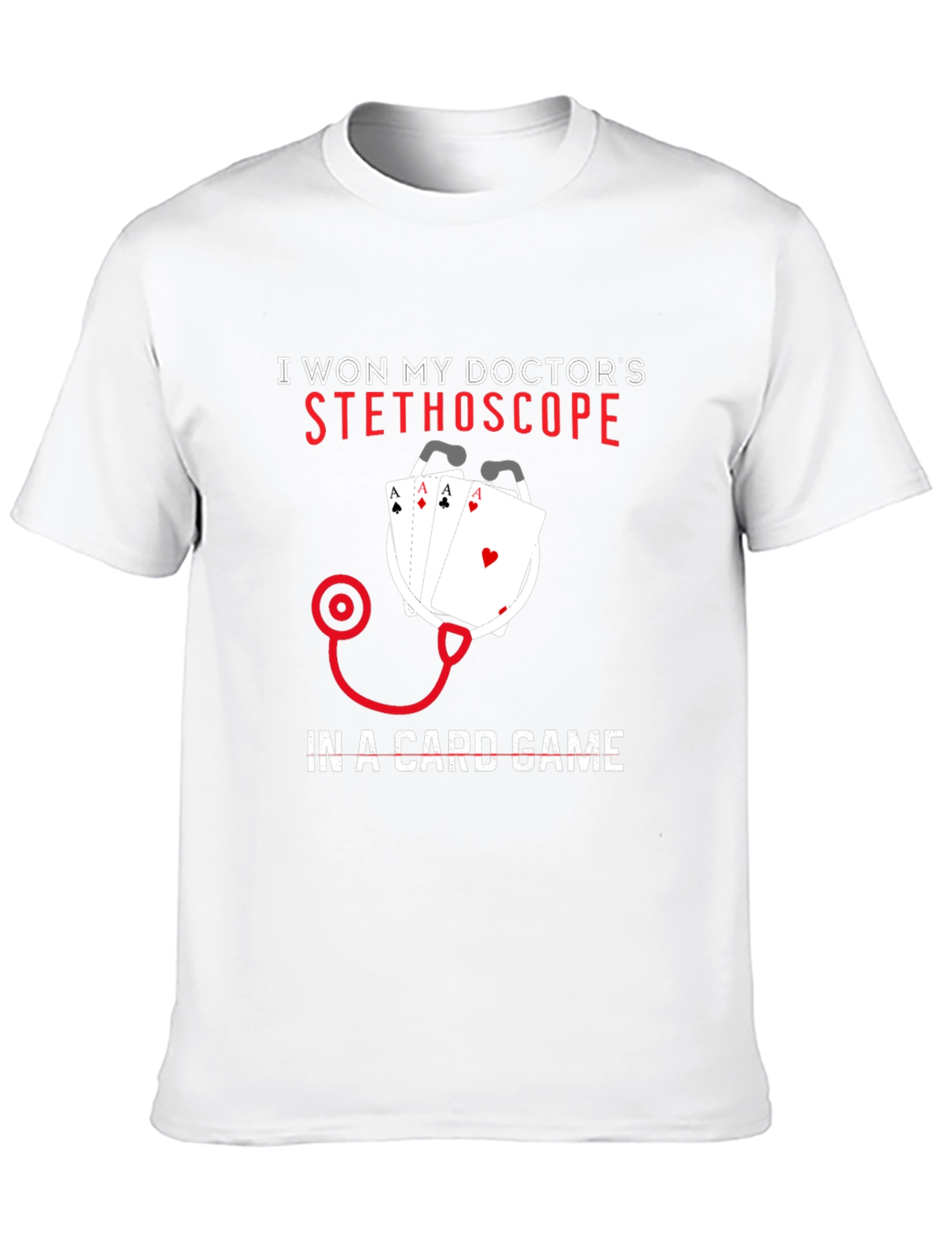 Doctor Stethoscope Card Game T-Shirt