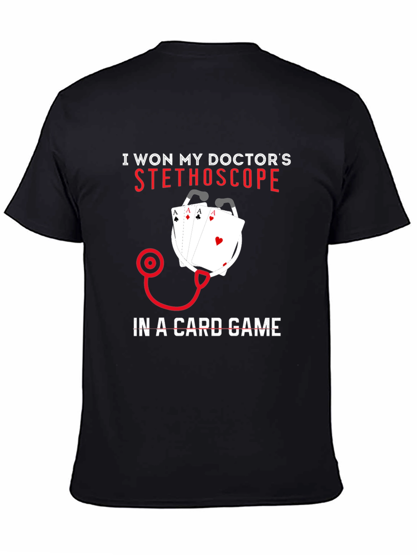 Doctor Stethoscope Card Game T-Shirt