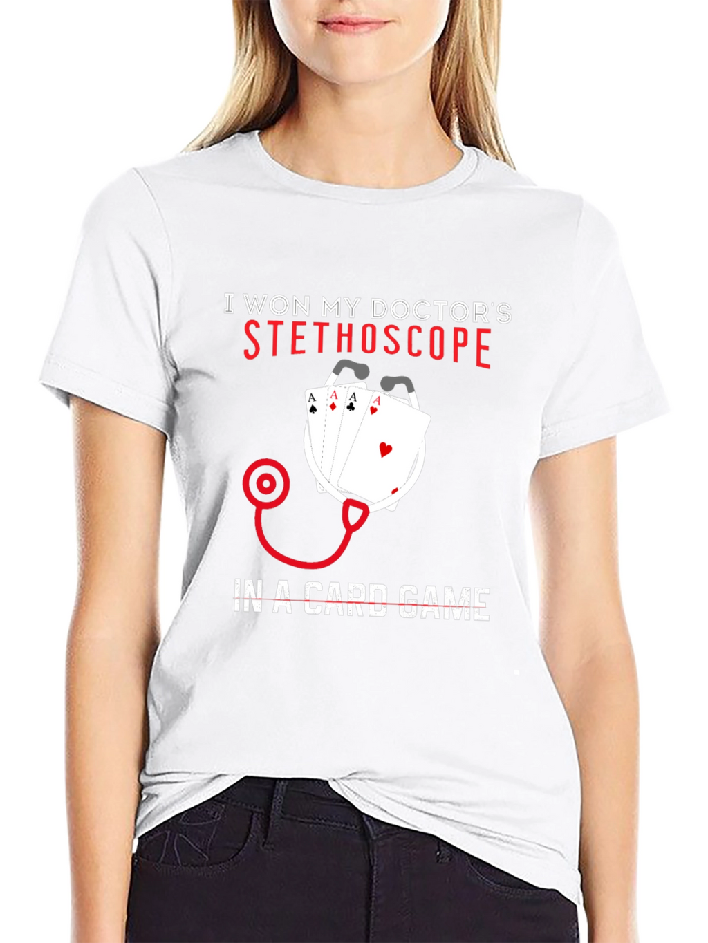 Doctor Stethoscope Card Game T-Shirt