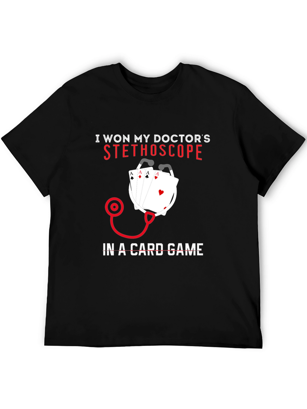 Doctor Stethoscope Card Game T-Shirt