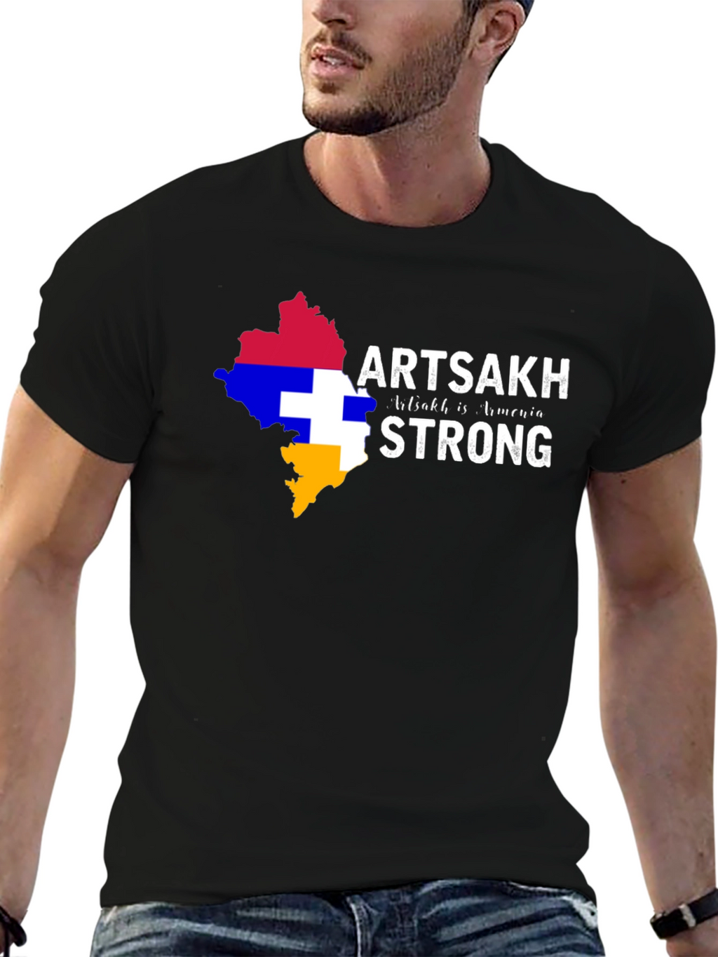 Artsakh Armenia Strong Graphic Tee