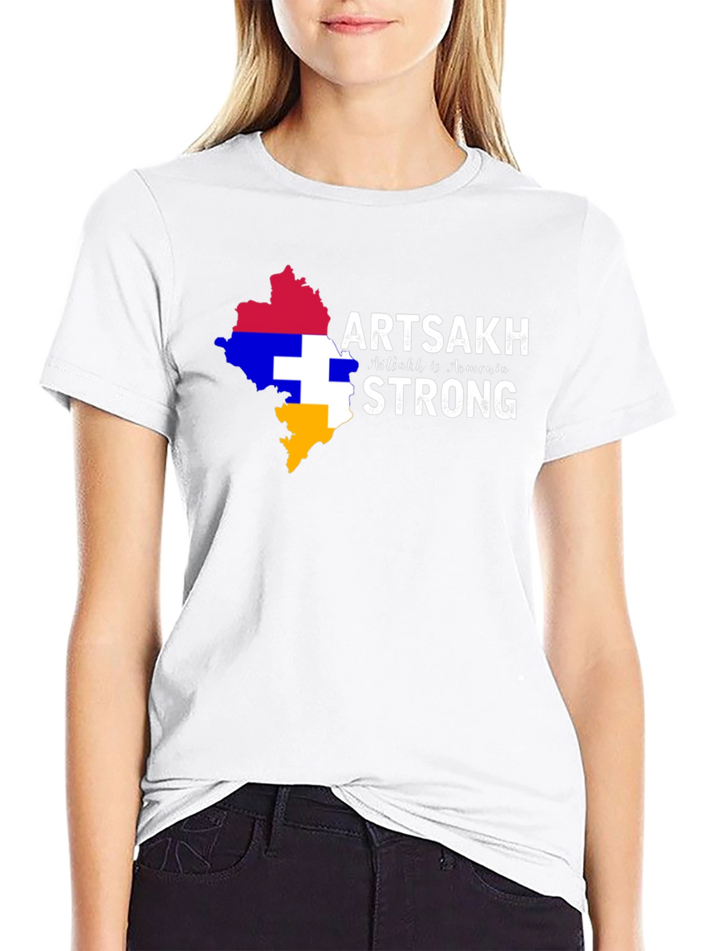 Artsakh Armenia Strong Graphic Tee