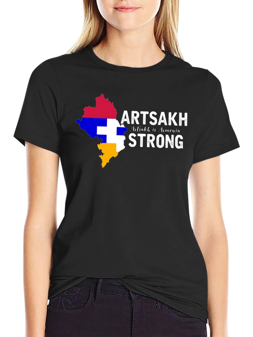 Artsakh Armenia Strong Graphic Tee