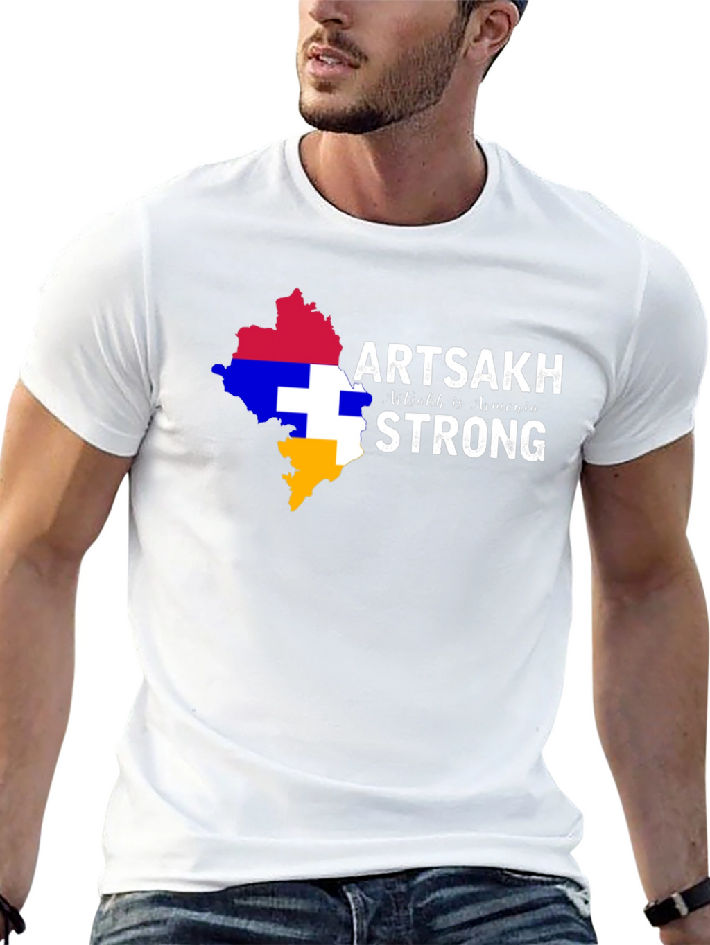 Artsakh Armenia Strong Graphic Tee