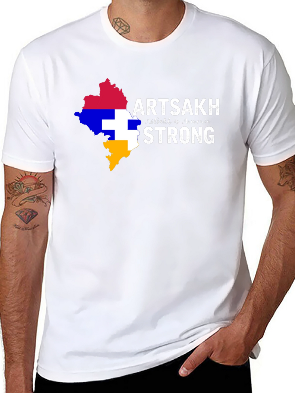 Artsakh Armenia Strong Graphic Tee