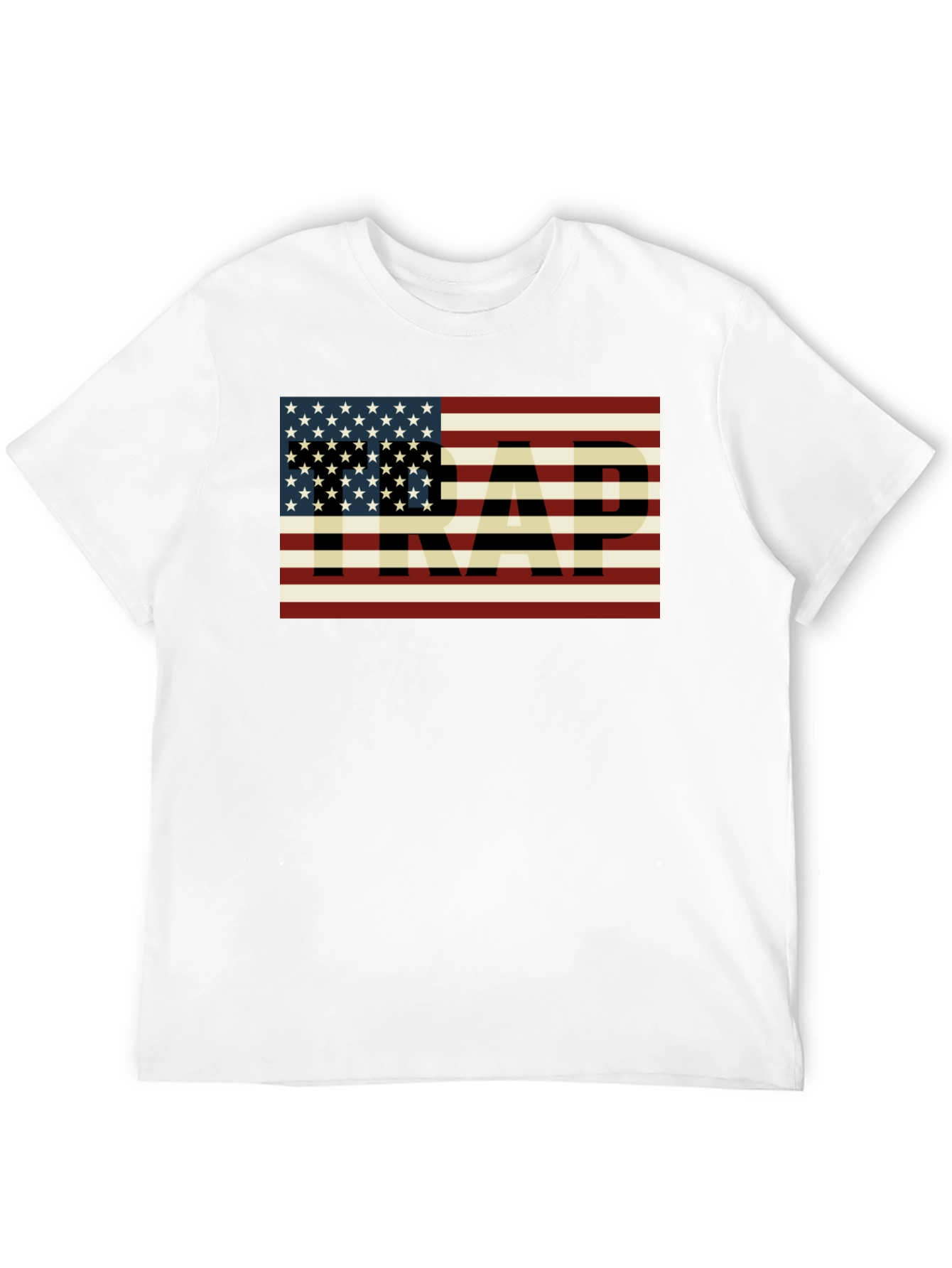 American Flag TRAP Graphic T-Shirt