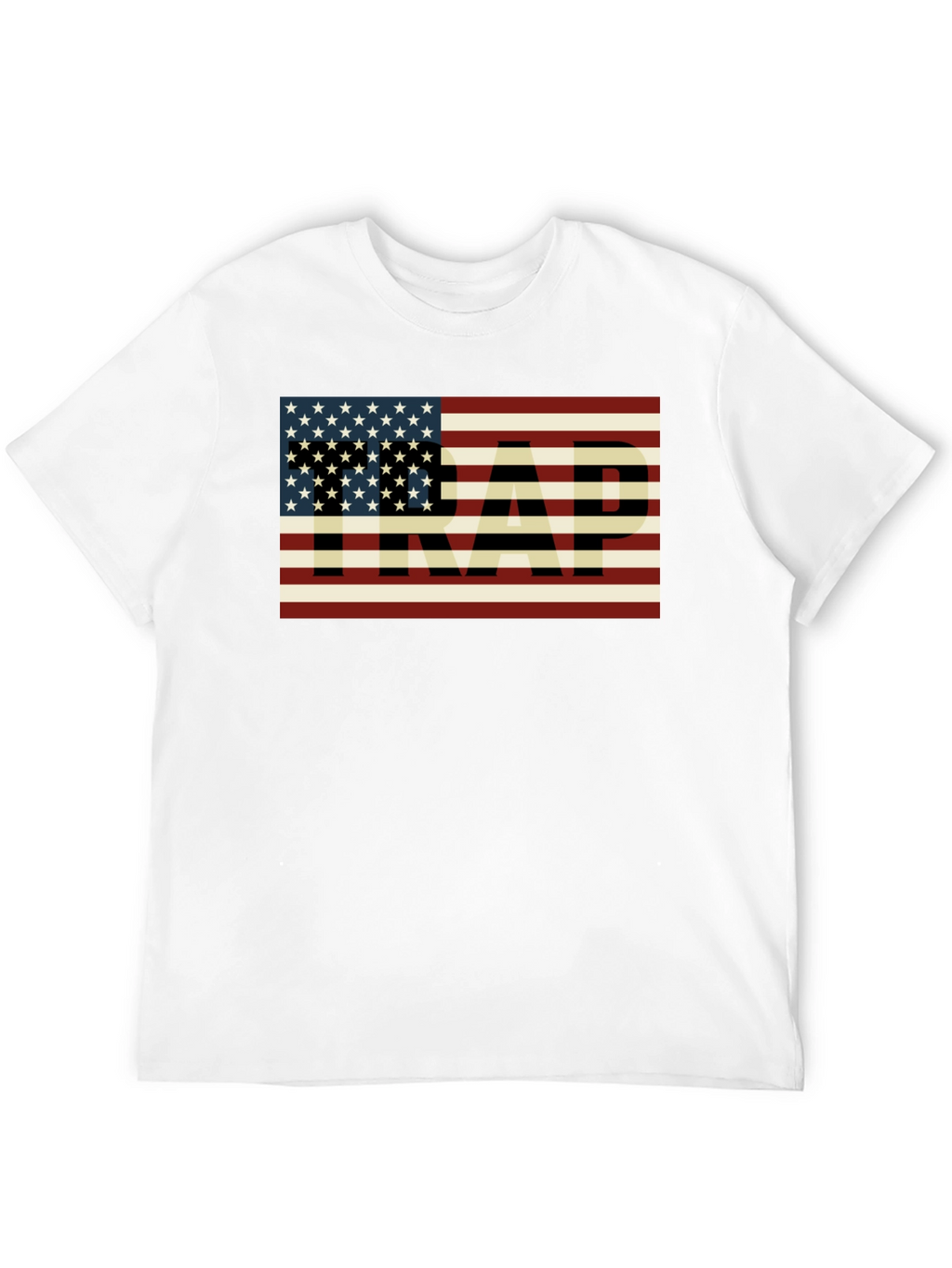 American Flag TRAP Graphic T-Shirt
