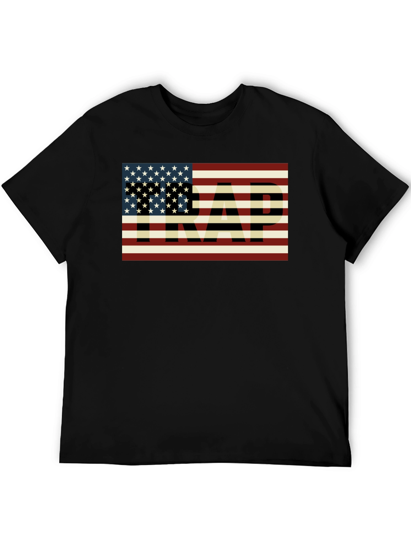 American Flag TRAP Graphic T-Shirt