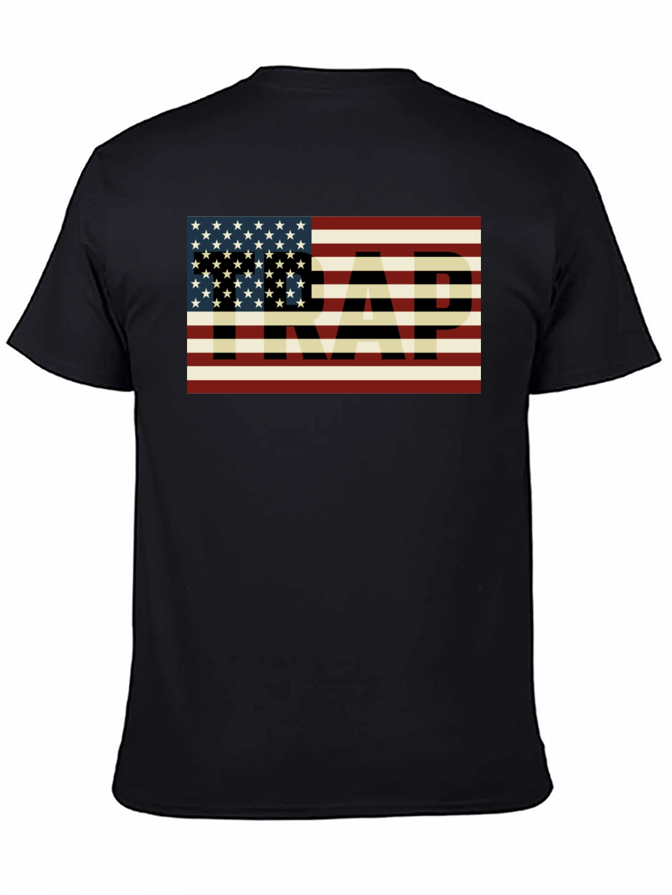 American Flag TRAP Graphic T-Shirt