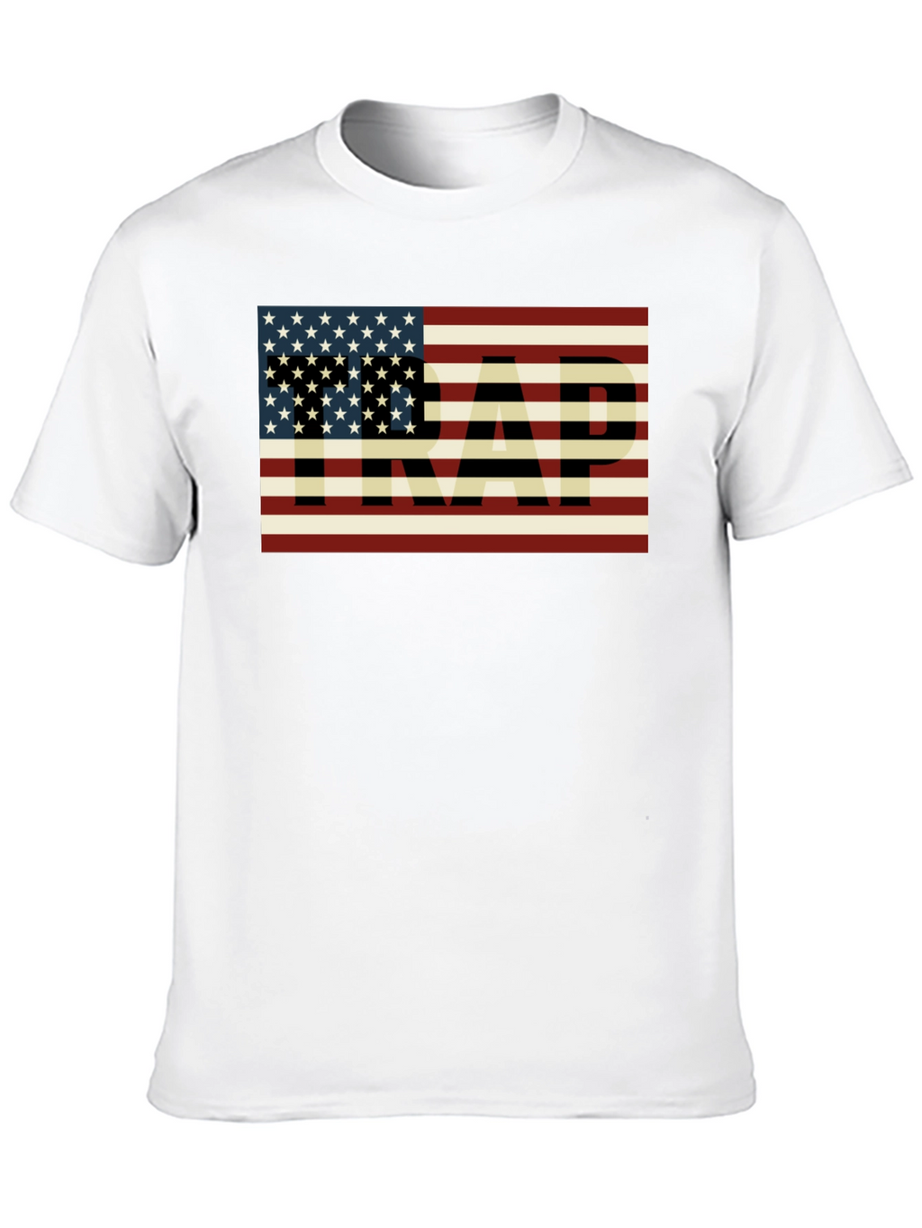 American Flag TRAP Graphic T-Shirt