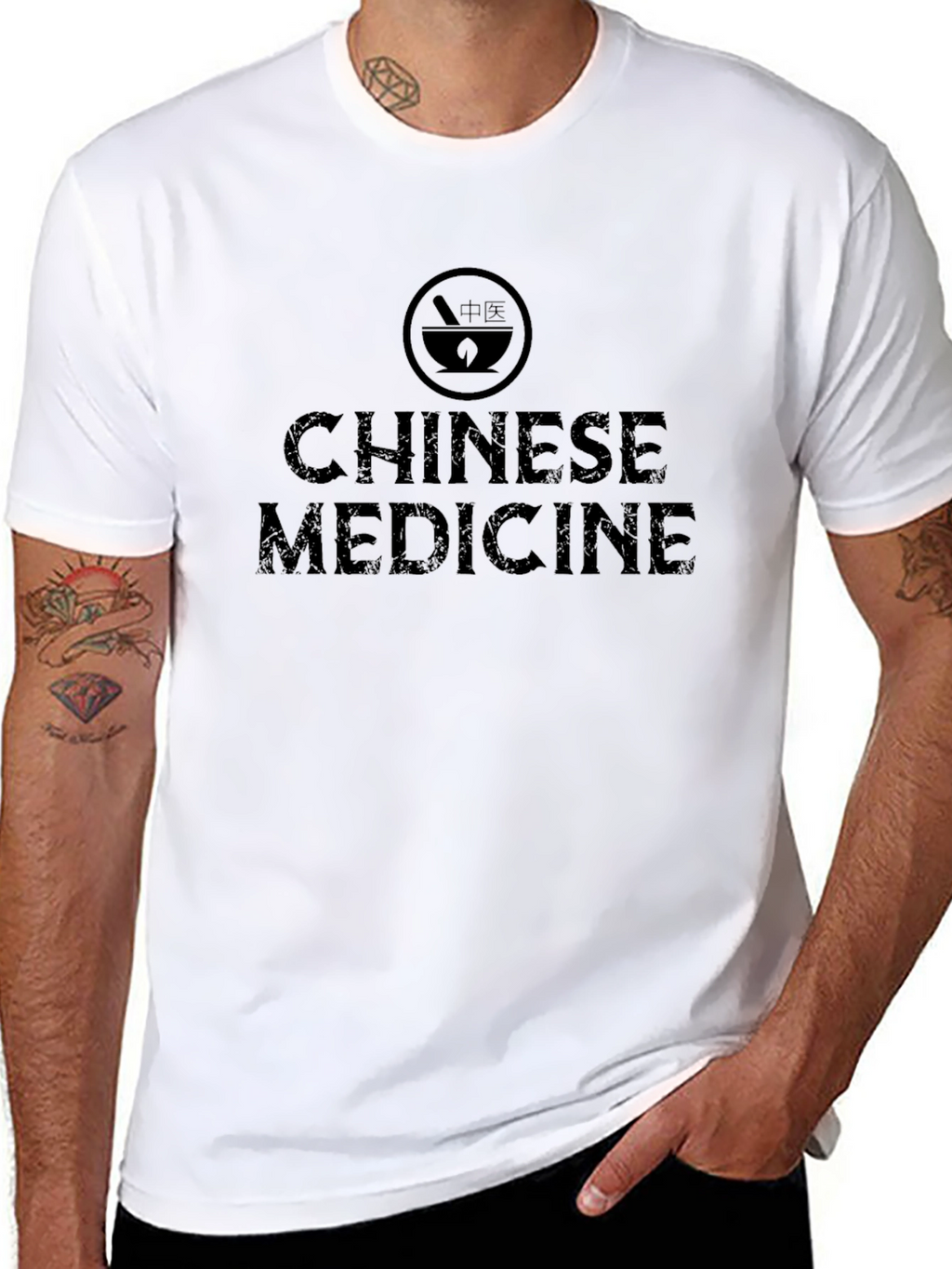 Chinese Medicine Graphic T-Shirt