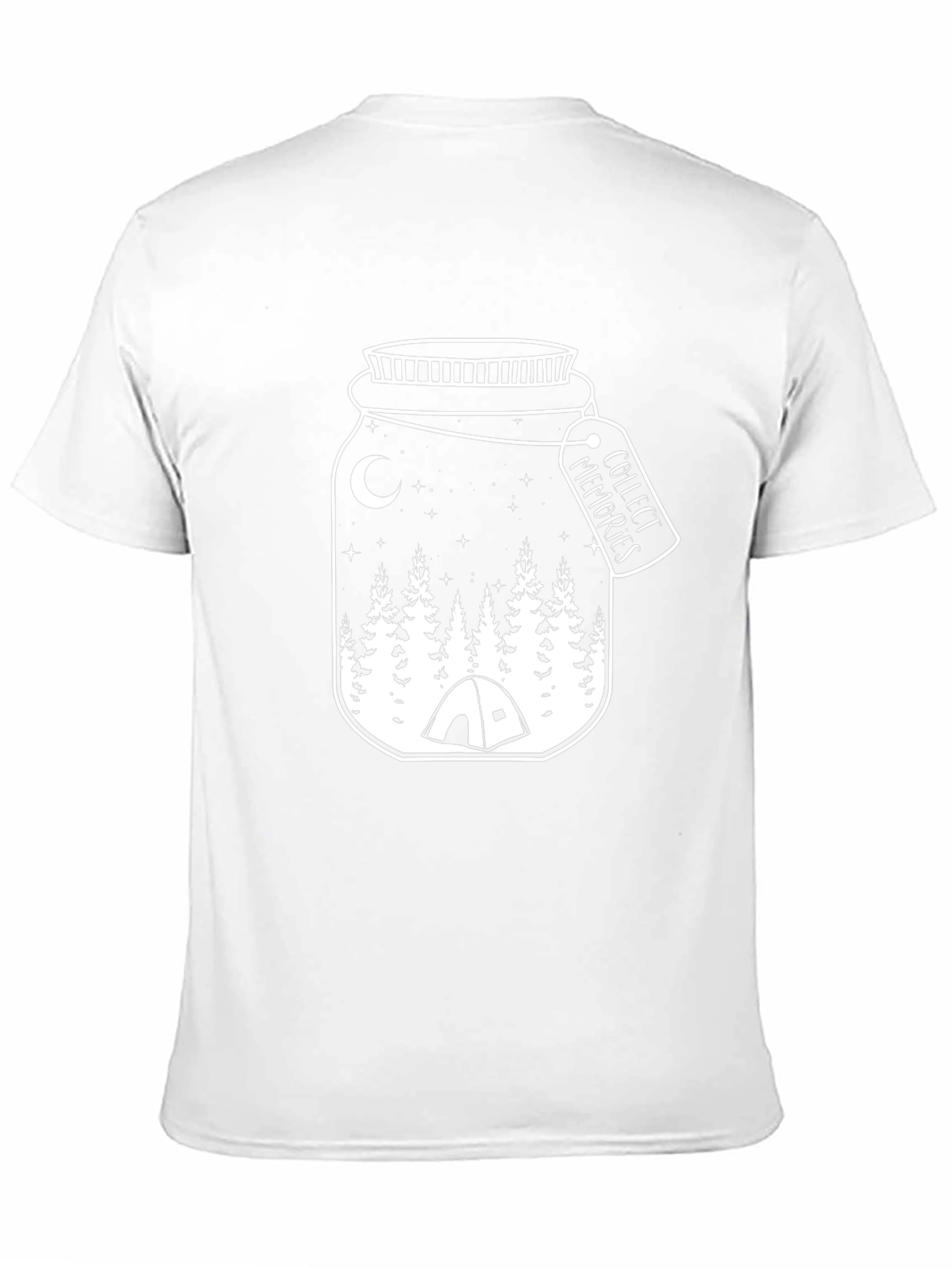 Collect Memories Camping Jar T-Shirt - Black