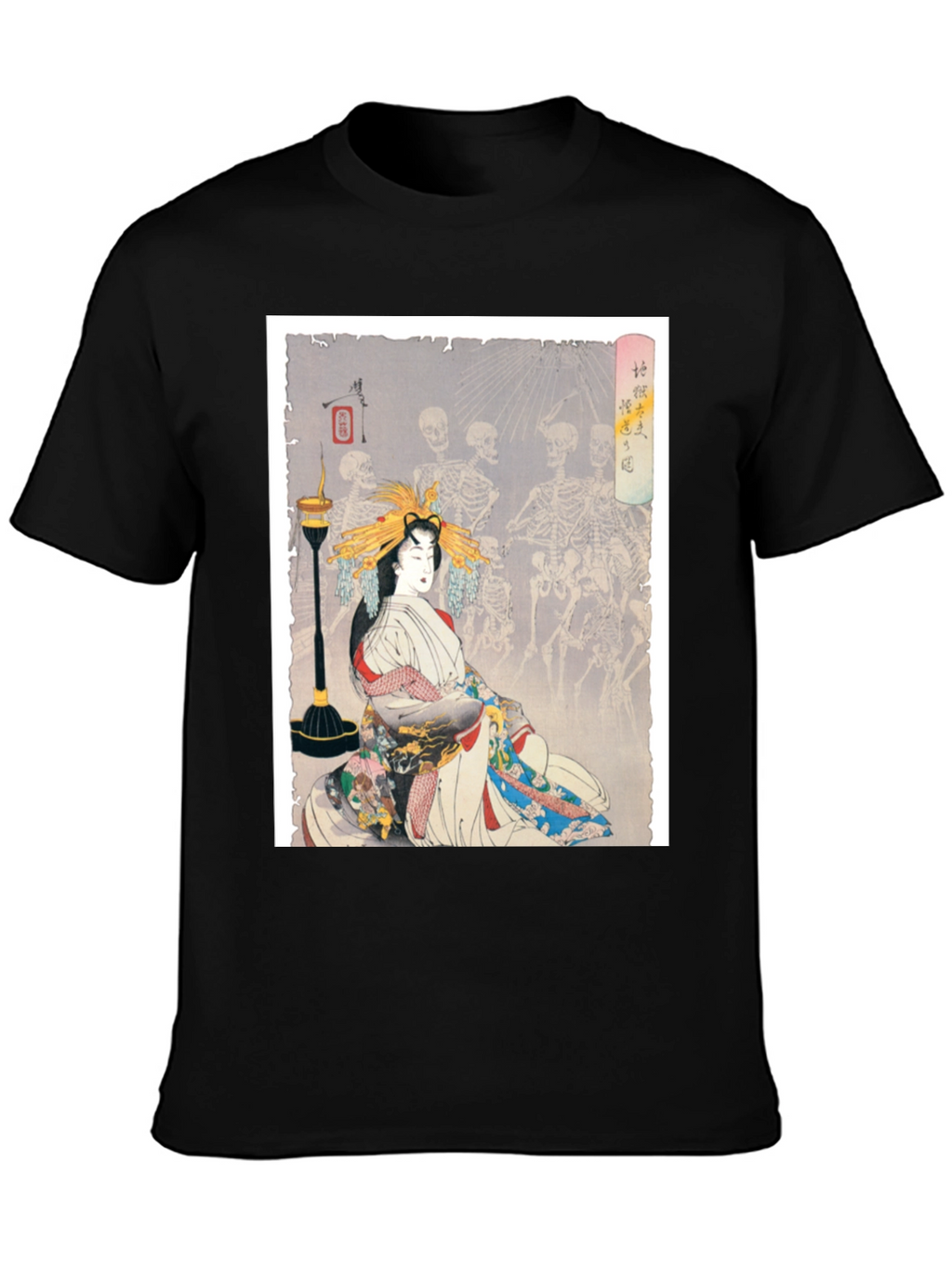 Geisha & Skeleton Dance Graphic Tee