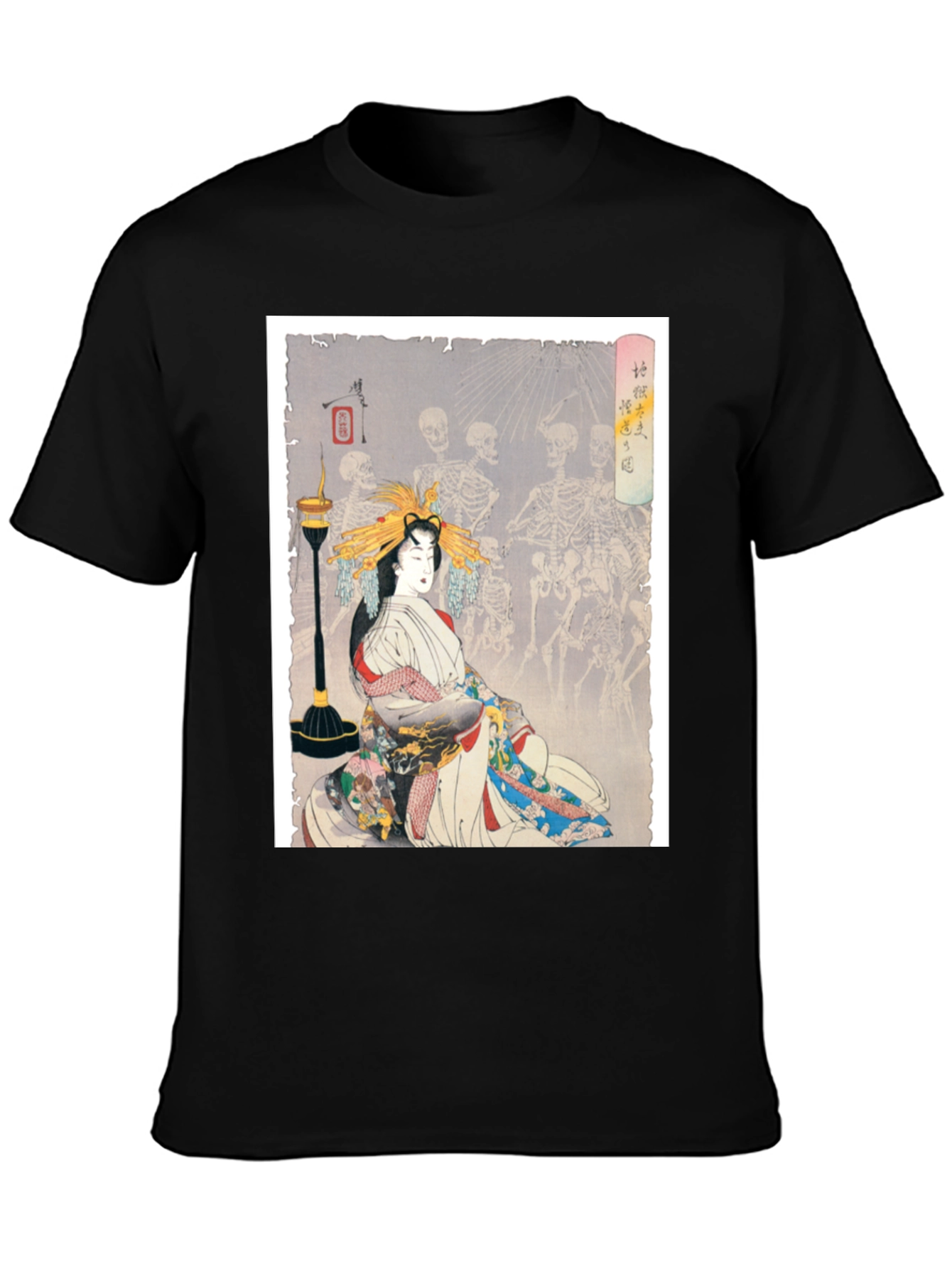 Geisha & Skeleton Dance Graphic Tee