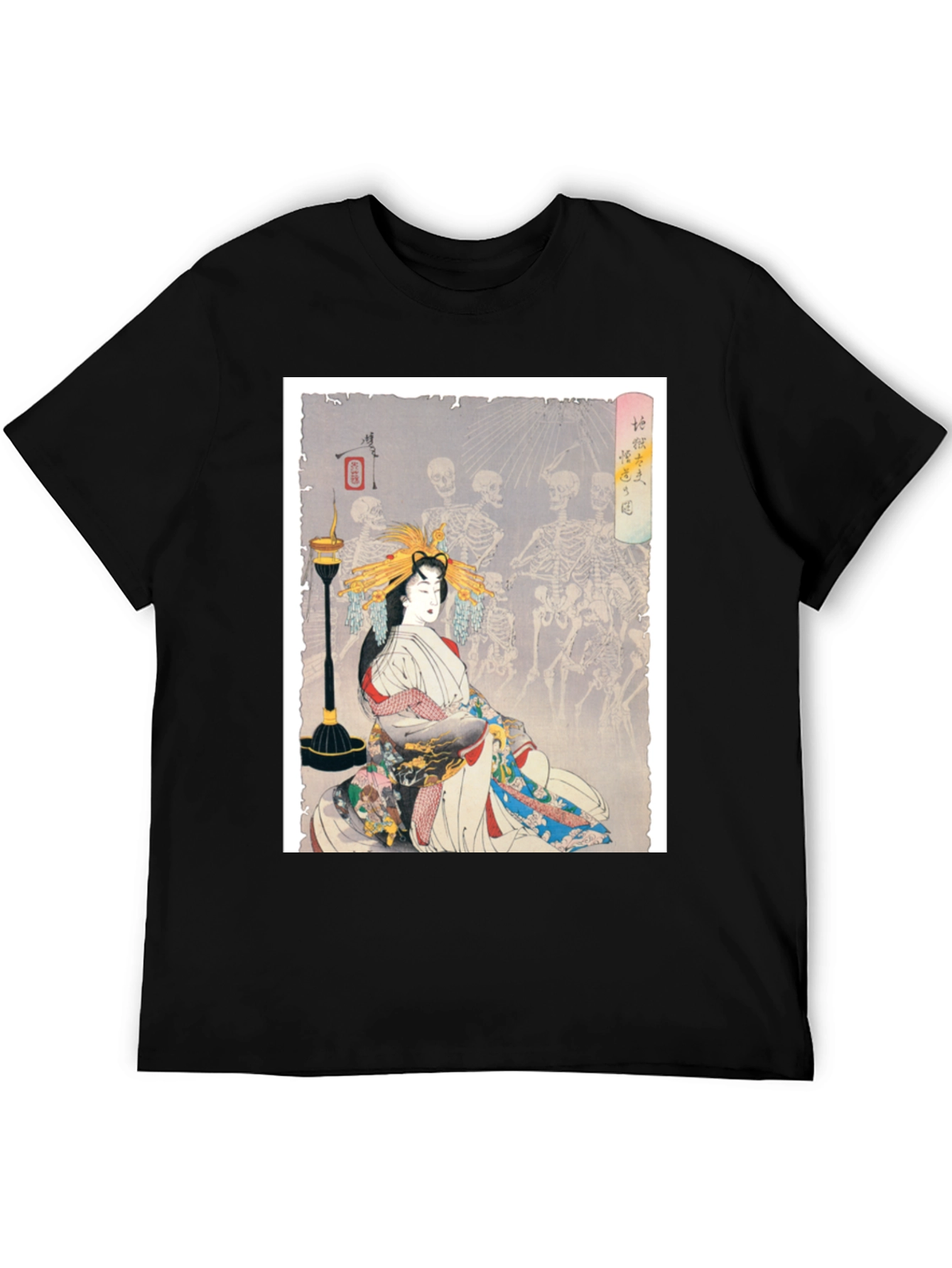 Geisha & Skeleton Dance Graphic Tee