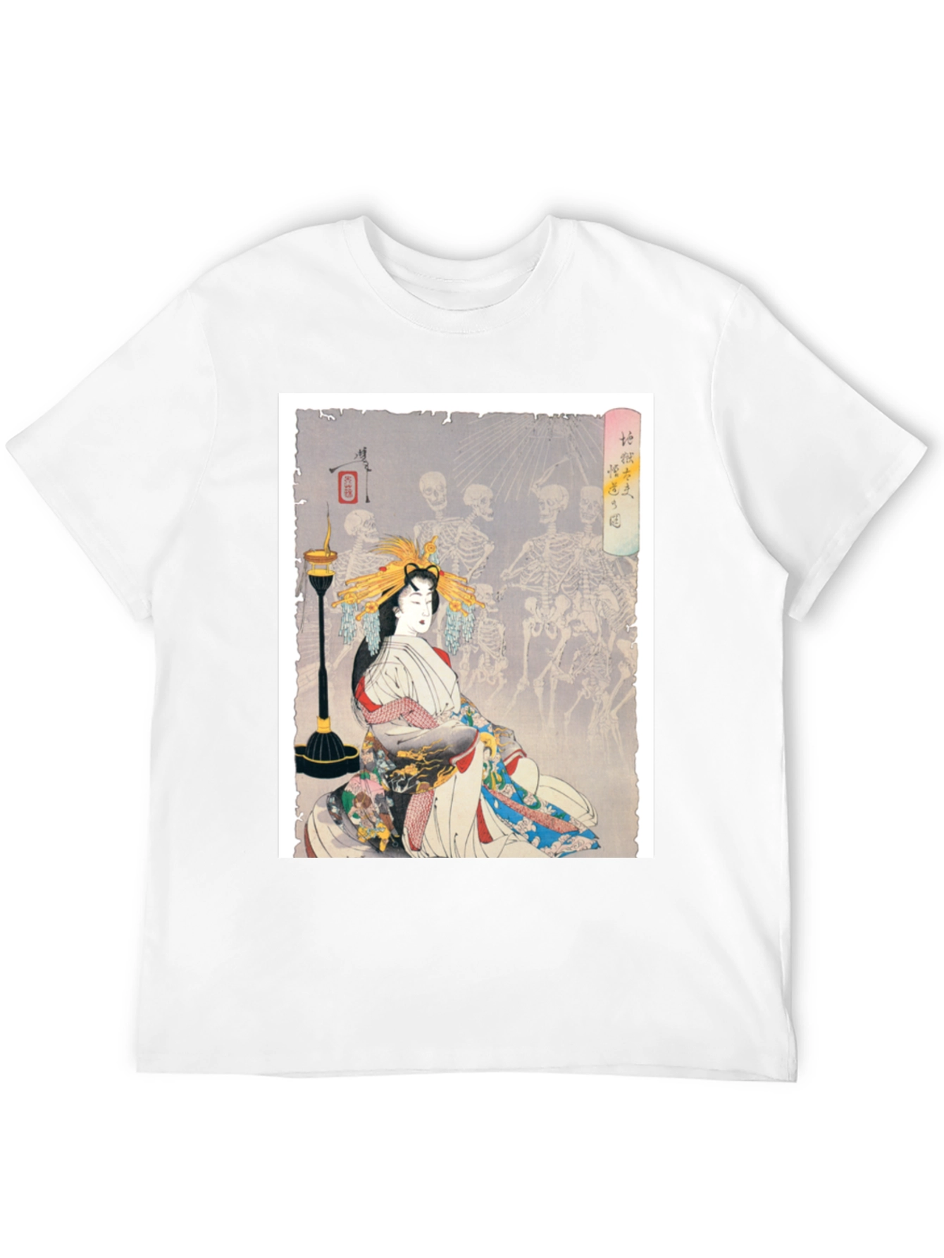 Geisha & Skeleton Dance Graphic Tee