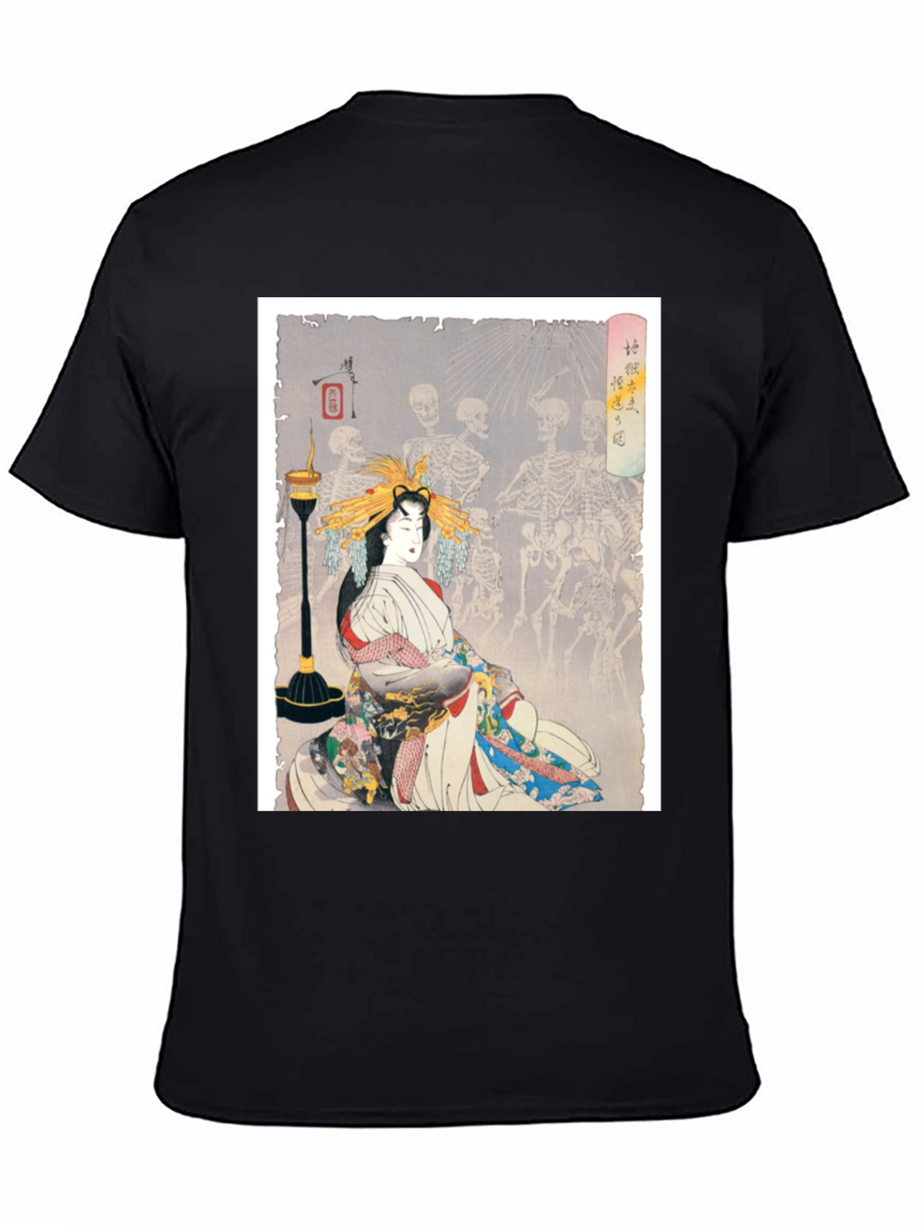 Geisha & Skeleton Dance Graphic Tee